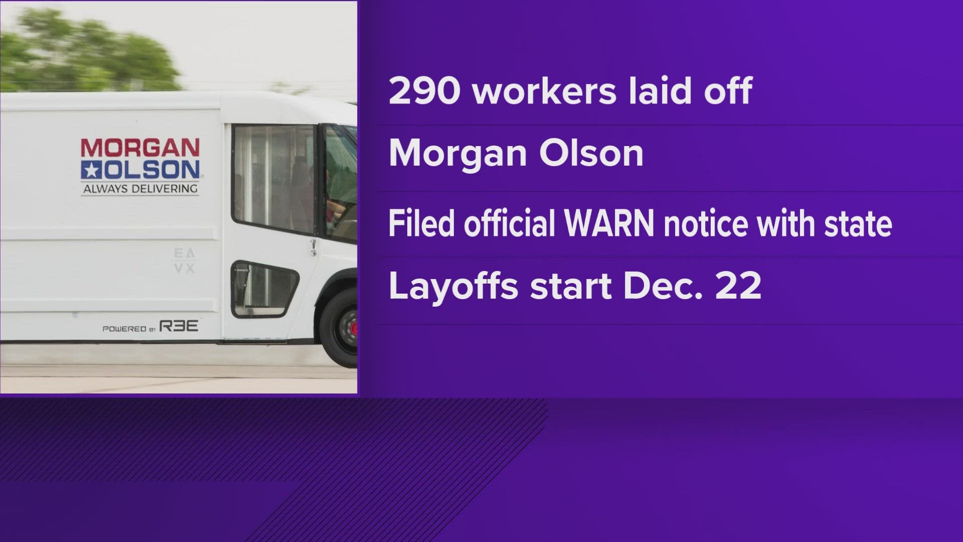 Workers in Loudon said they were told they would be laid off in the coming months as the company responds to delays in vehicle purchase orders.