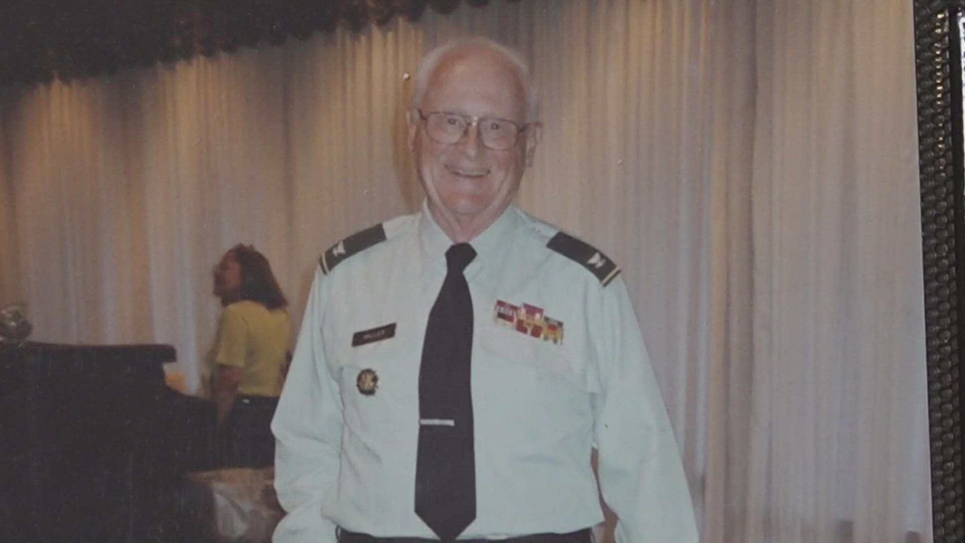 A 95-year-old veteran is writing his autobiography, including discussions about his military career that spanned more than 40 years.