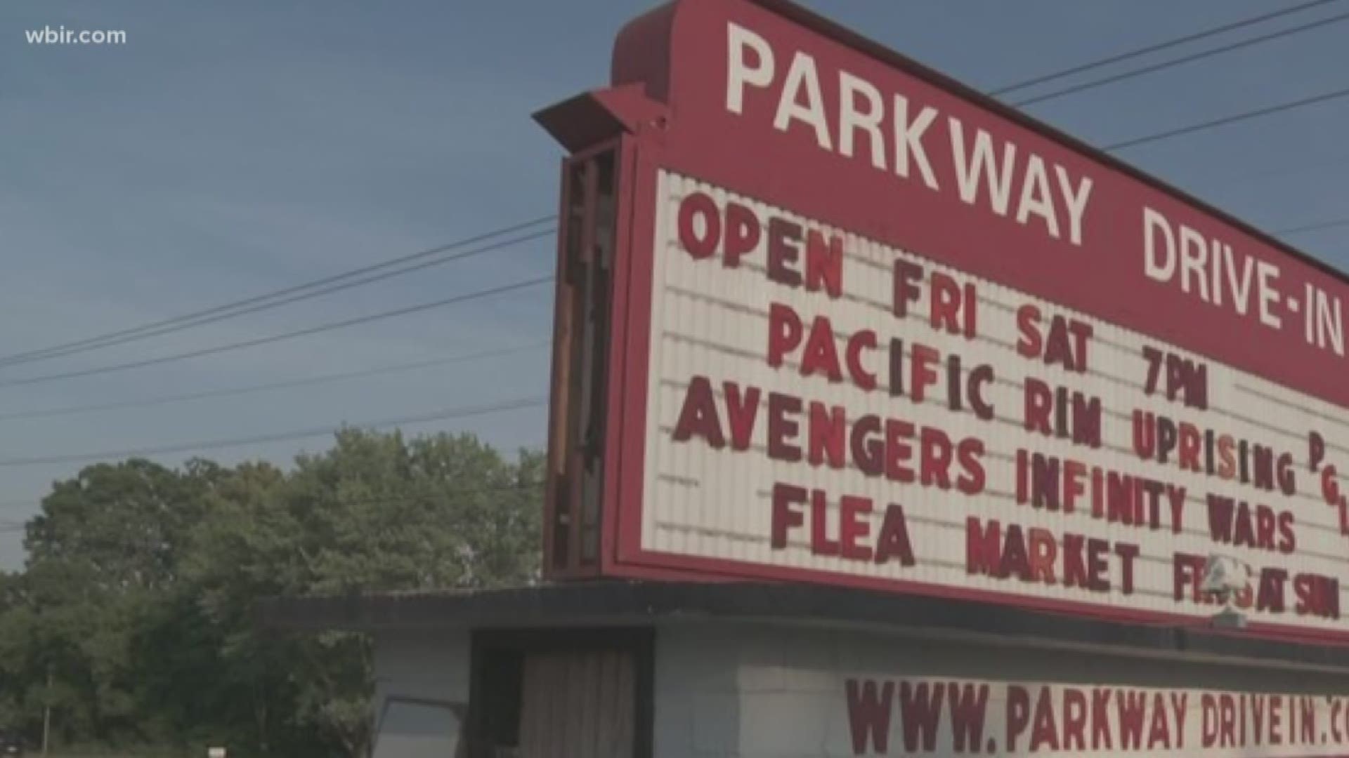 The Parkway Drive-In is playing the movie a day early!