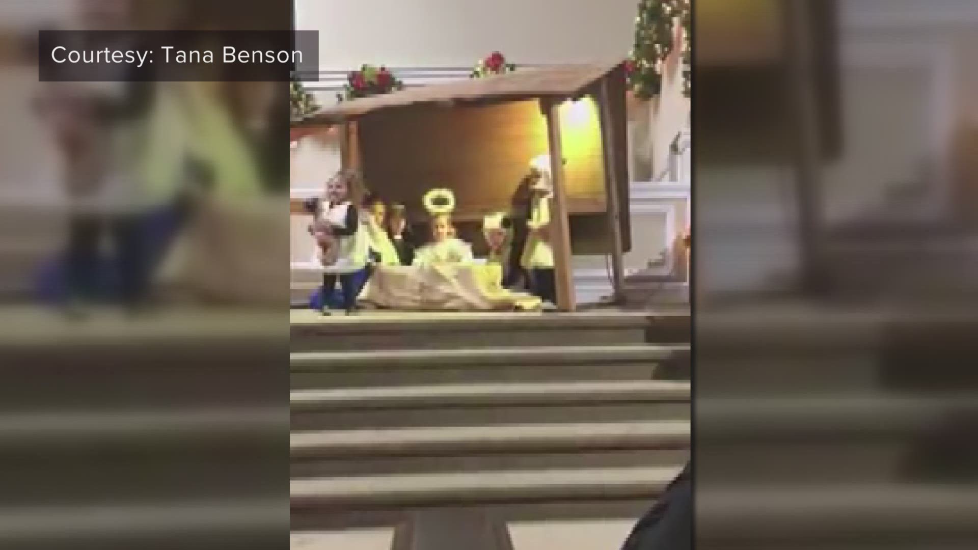 An East Tennessee congregation broke out into laughter when two kids started fighting over the baby Jesus doll during their Christmas pageant.