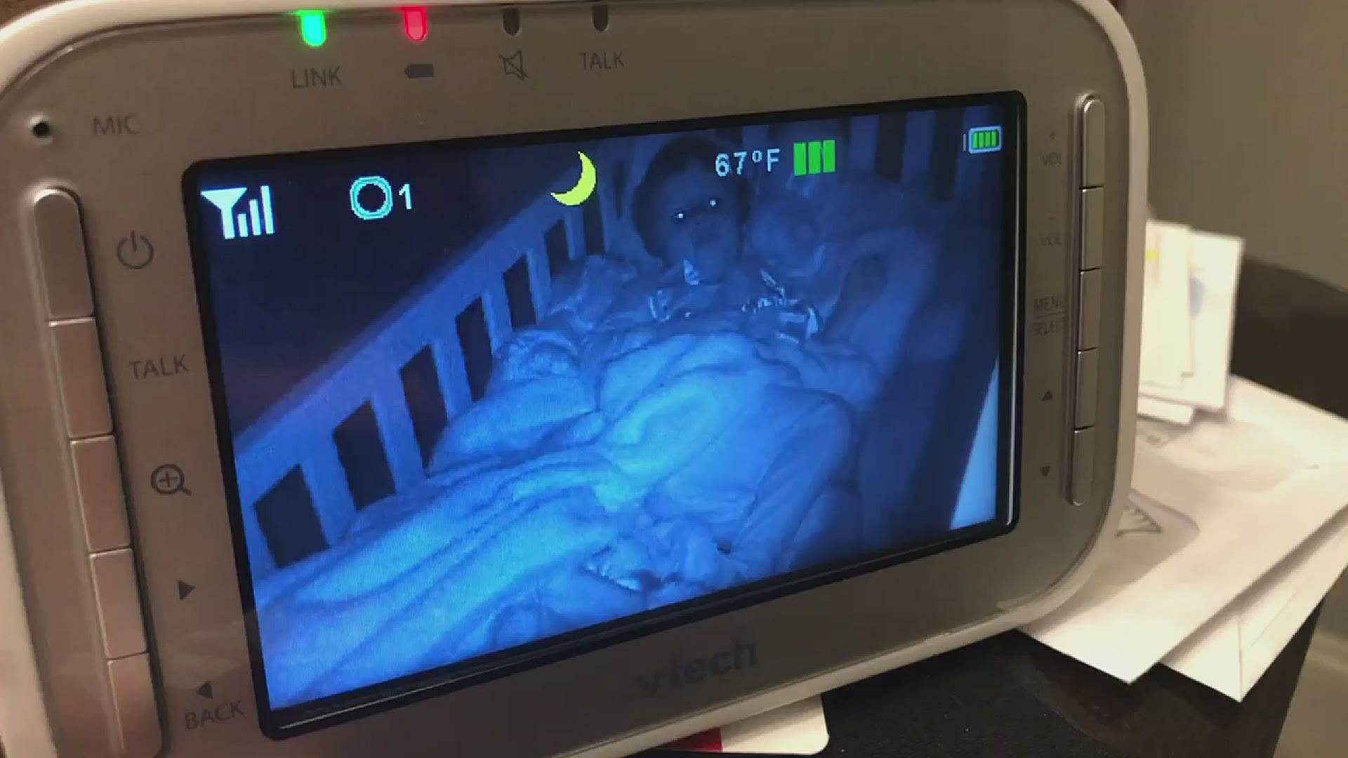 Holly and Justin Pace shared this video of 2-year-old Hunter singing Rocky Top to himself in his crib.