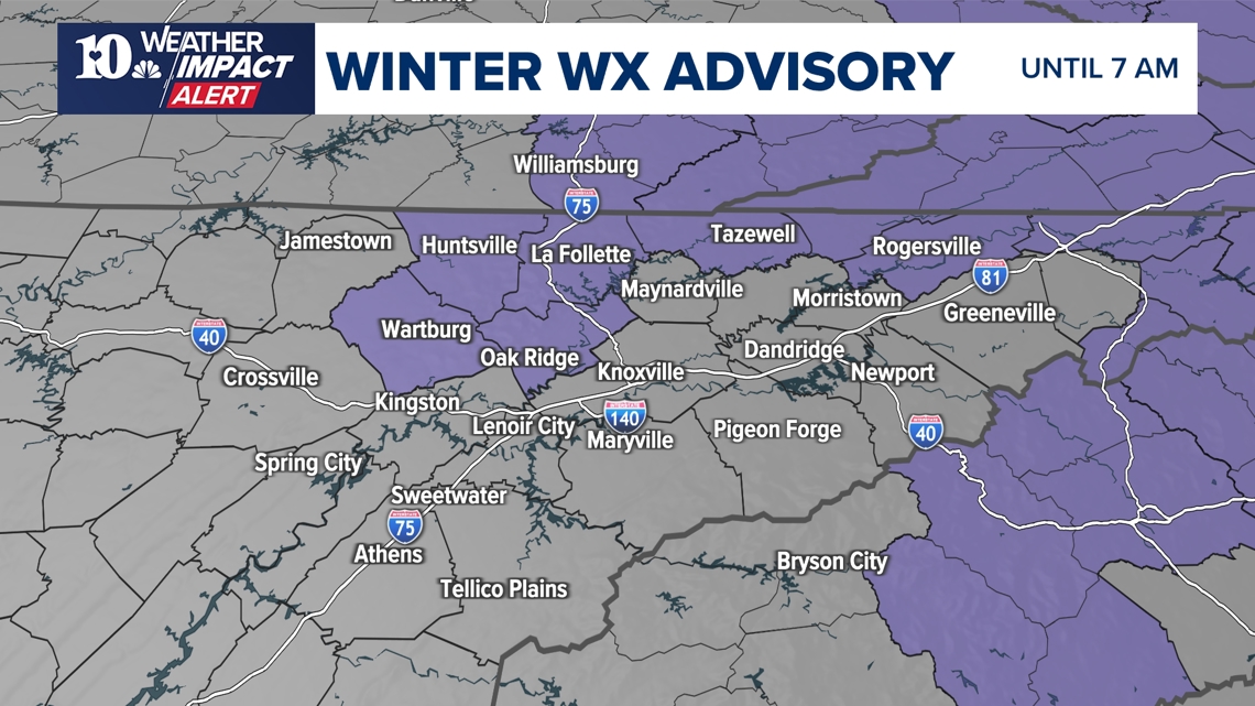 Weather Impact Alert: A wintry mix possible this morning with the main impacts being on the roads