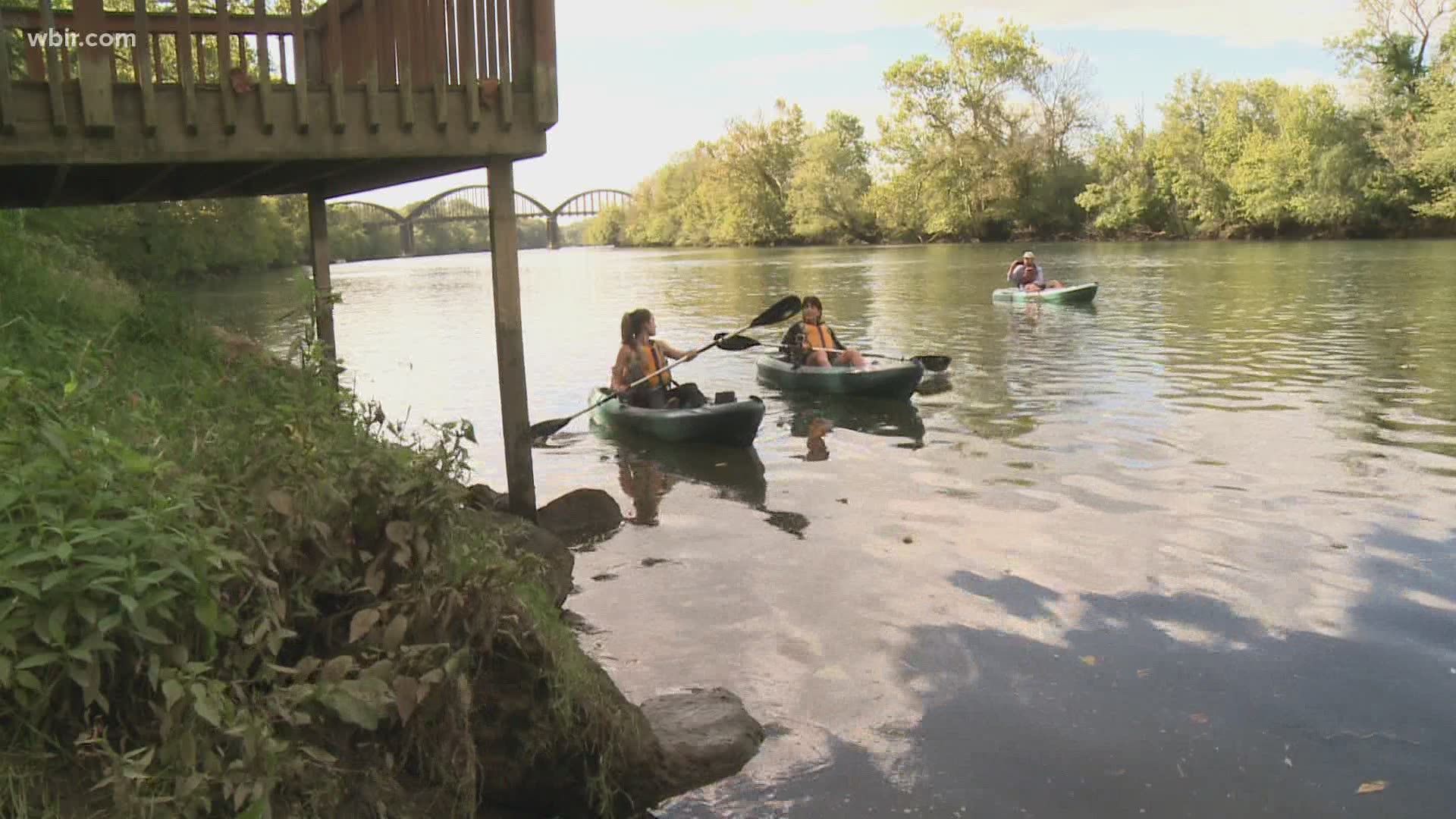 The new park is designed to make the Holston River more accessible.