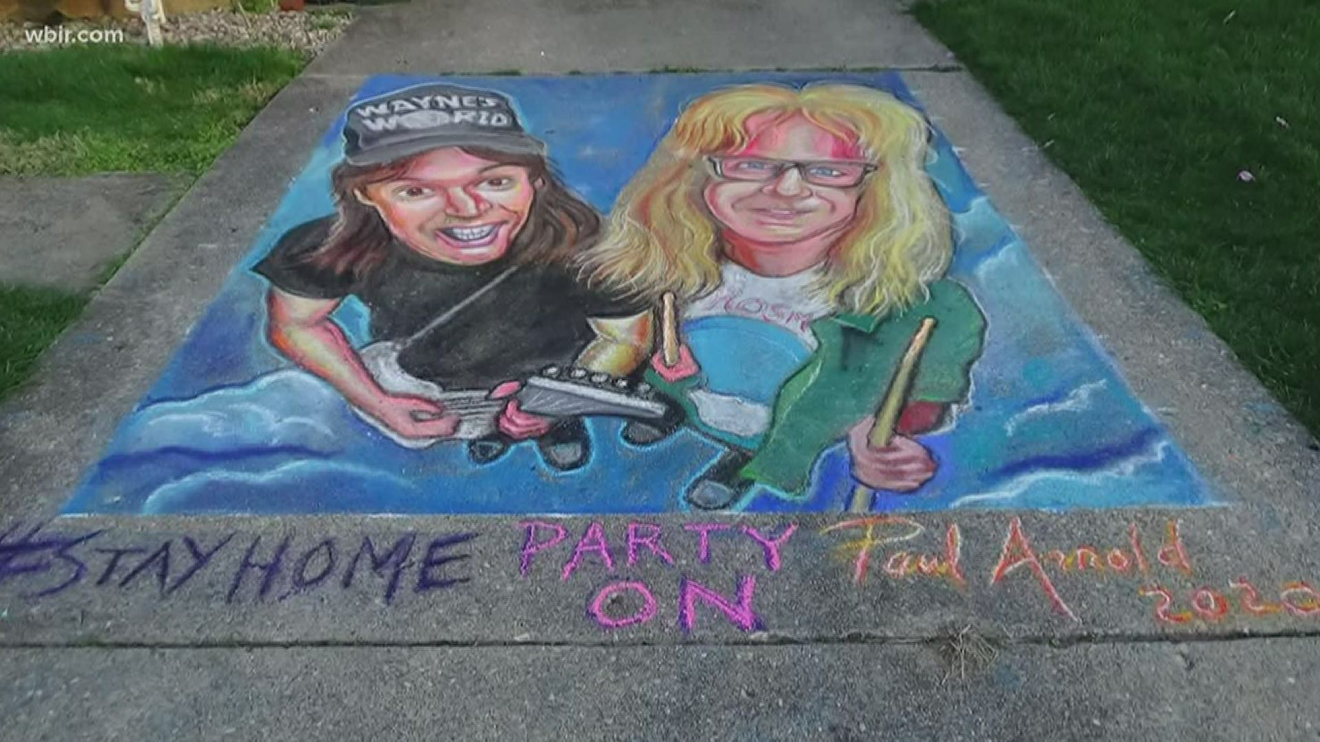 Dogwood Arts chalk art festival blossoming online