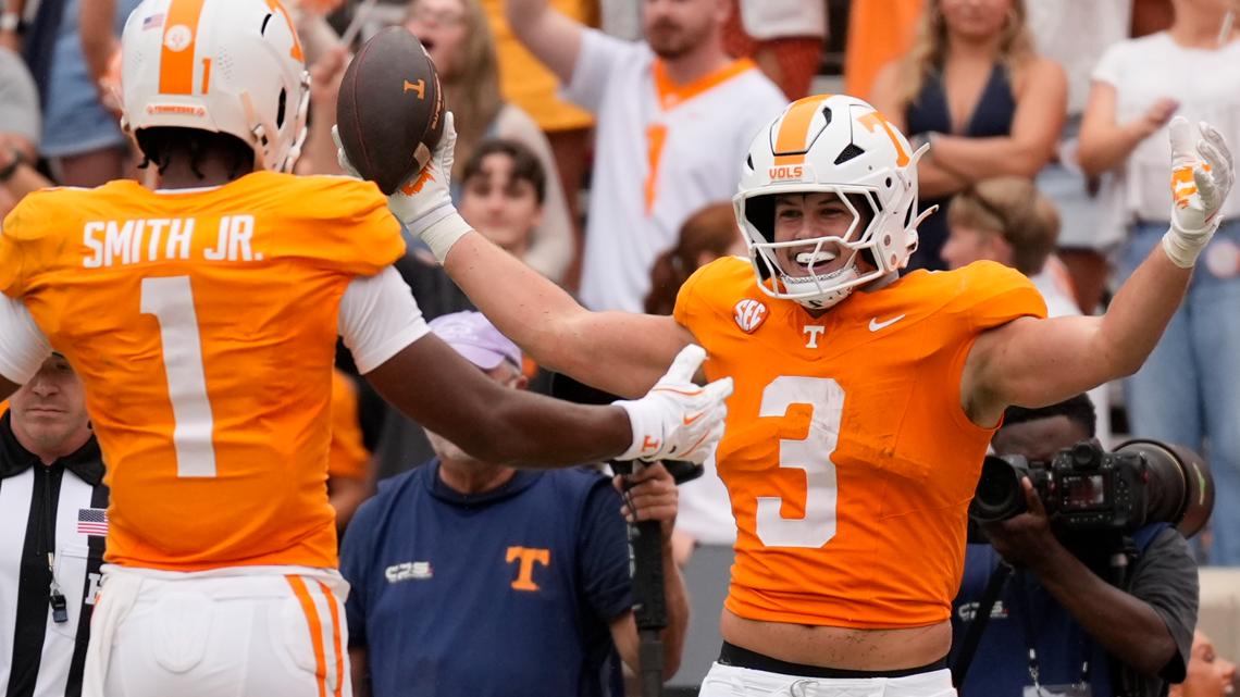 Tennessee freshman tight end entering transfer portal