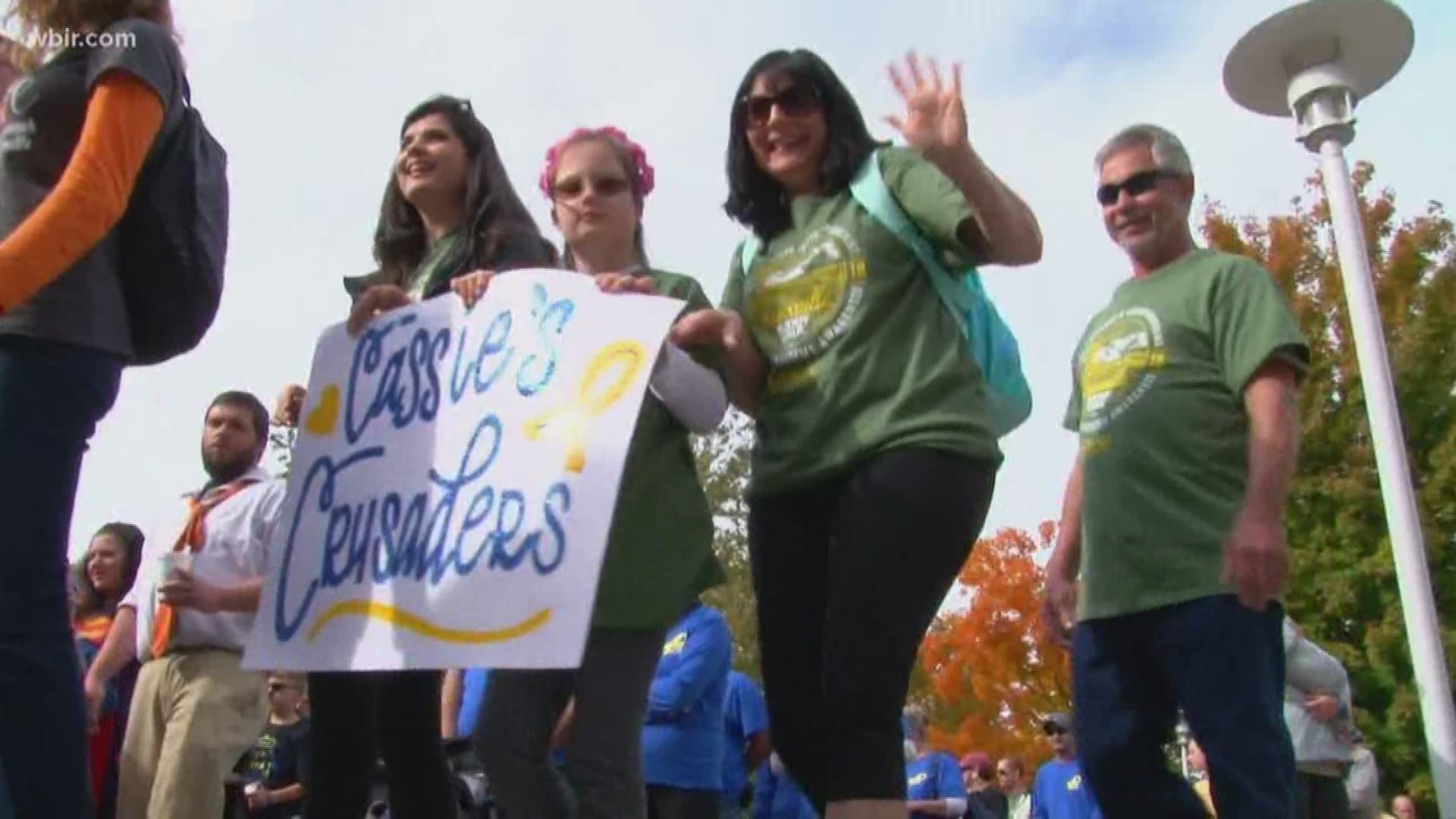 The Down Syndrome Awareness Group hosted their annual Buddy Walk today in World's Fair Park.