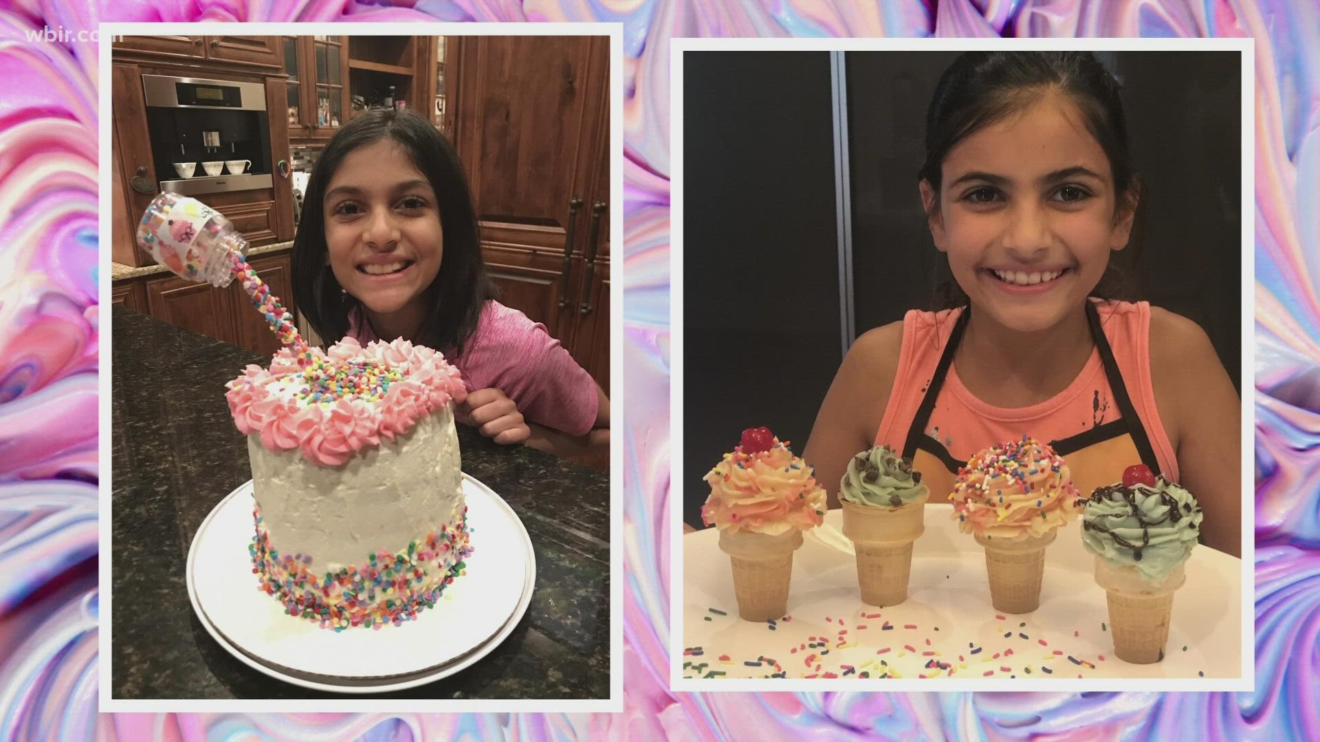 Nadya Alborz, 11, and Sarah Patel, 11, grew up baking, and are psyched to now be competing on one of their favorite baking competition shows.