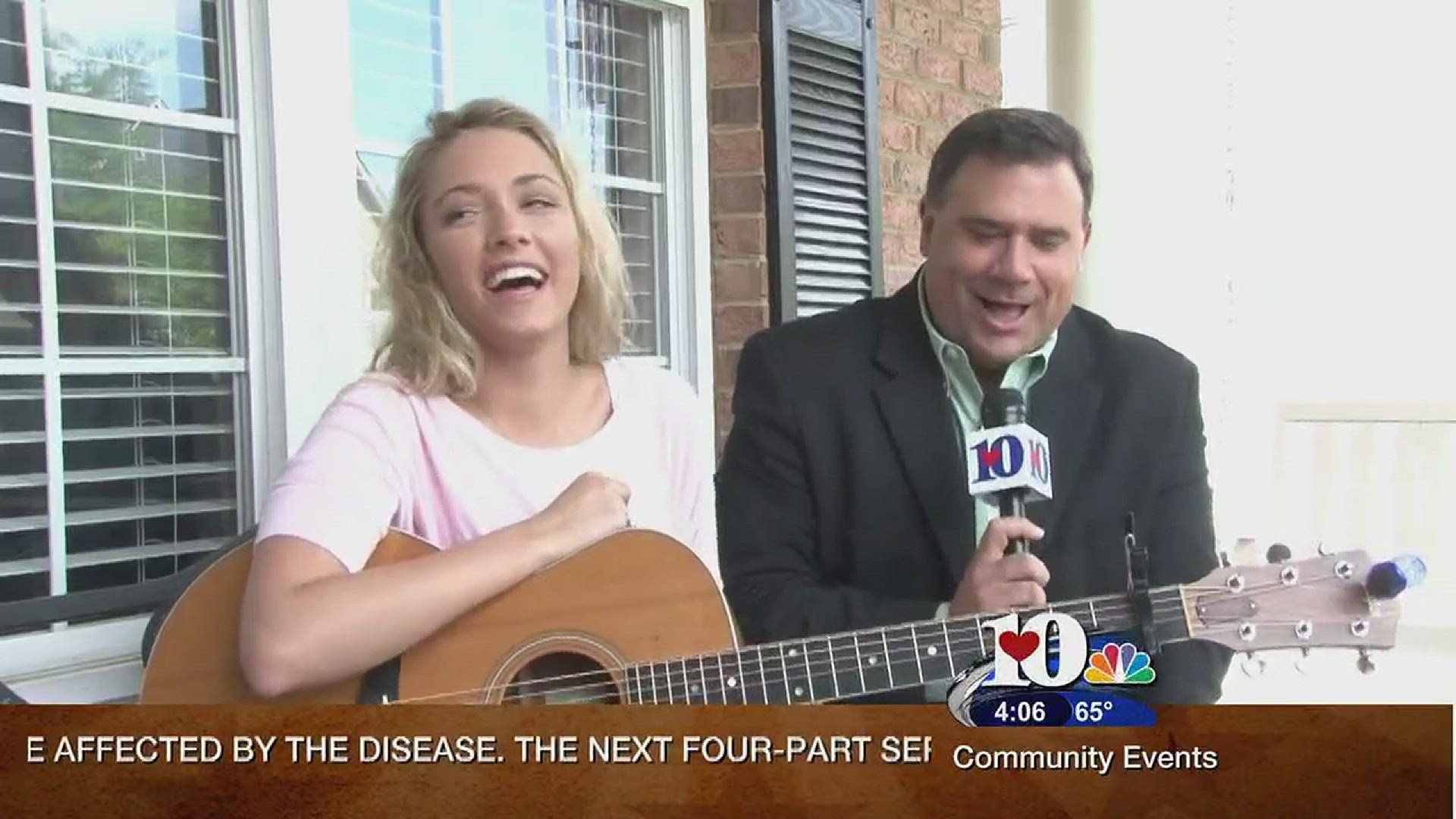 Live at Five at 4May 6, 2016Russell catches up with Emily Ann Roberts (Runner up during Season 9 of NBC's The Voice) who is performing as part of CTE Live at 6:30pm on May 6 at Market Square stage.