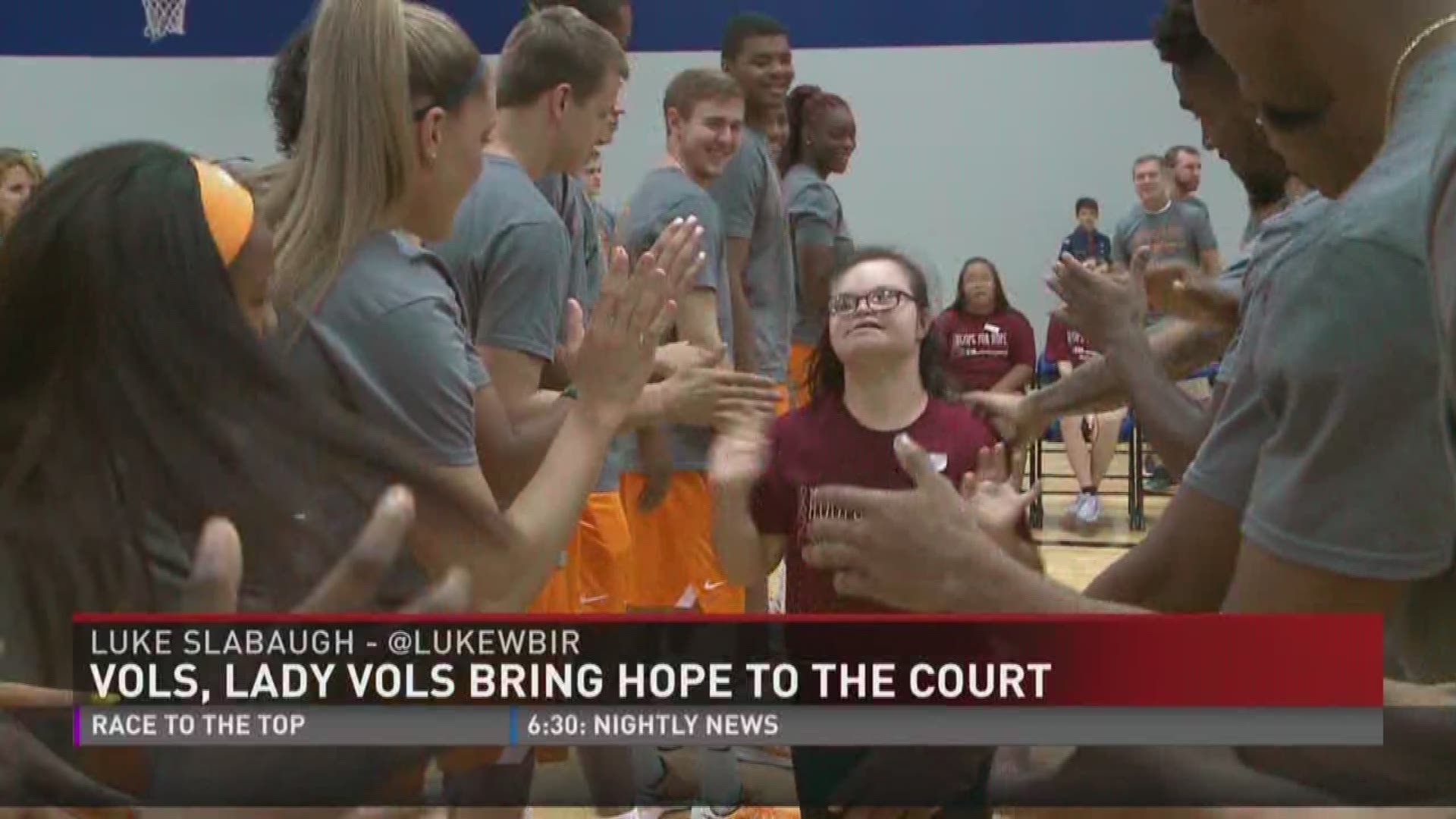 The Vols and Lady Vols took to the court for the 10th annual Hoops for Hope.