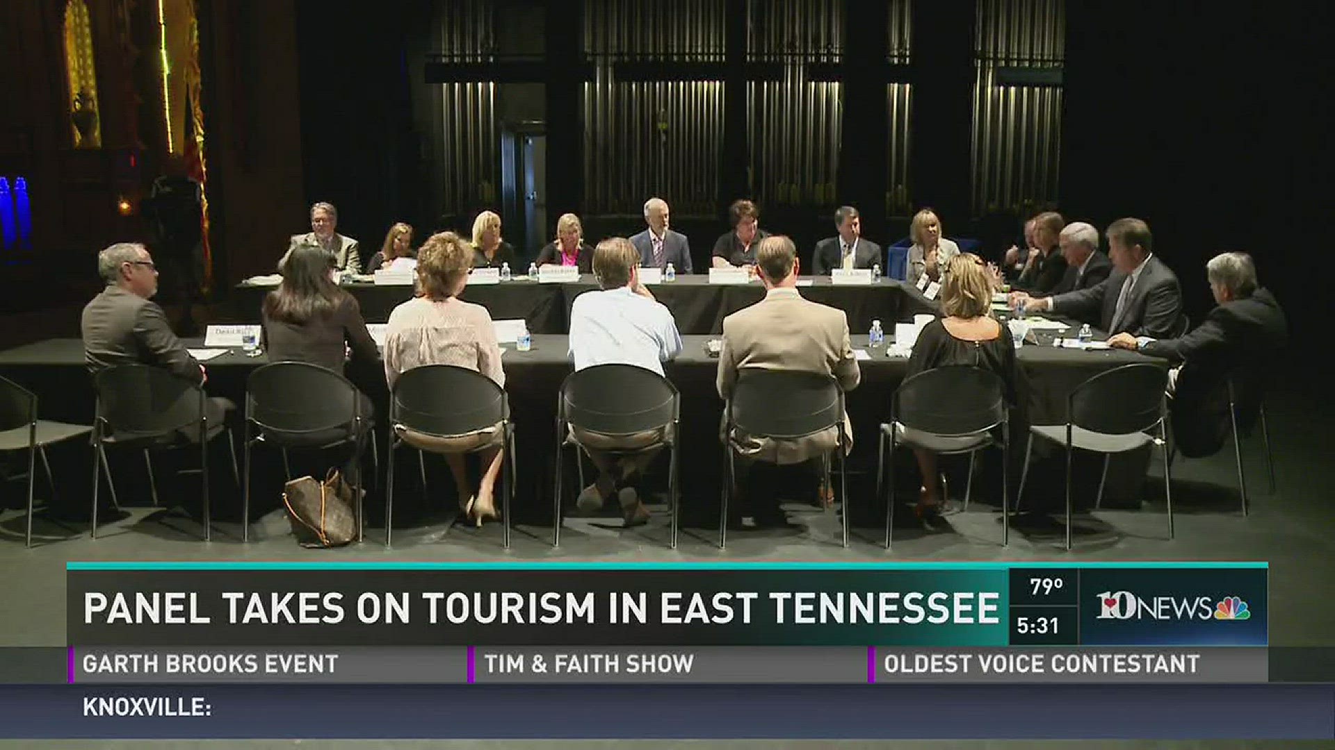 Oct. 3, 2016: A travel and tourism roundtable met with Rep. Jimmy Duncan at the Tennessee Theatre Monday to update the congressman on what they're doing to attract visitors to East Tennessee.