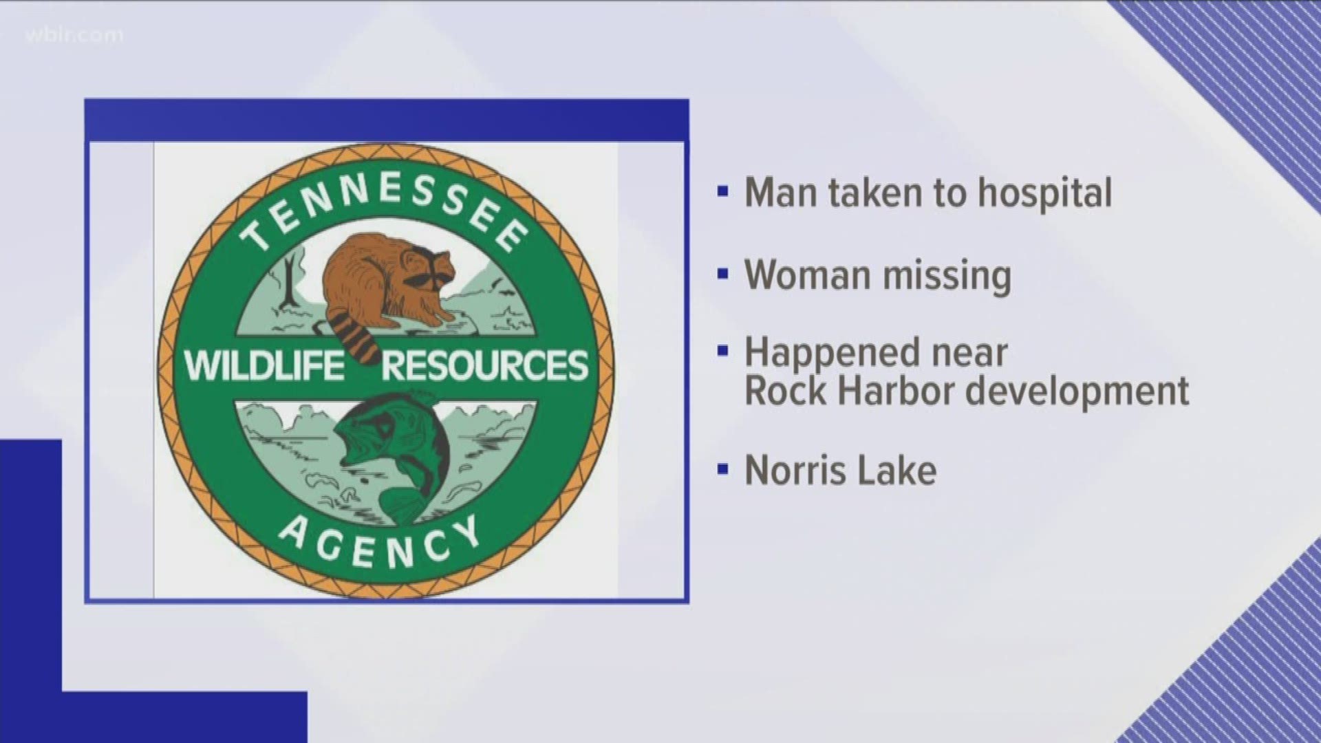 TWRA said her husband tried to rescue her but was unsuccessful.