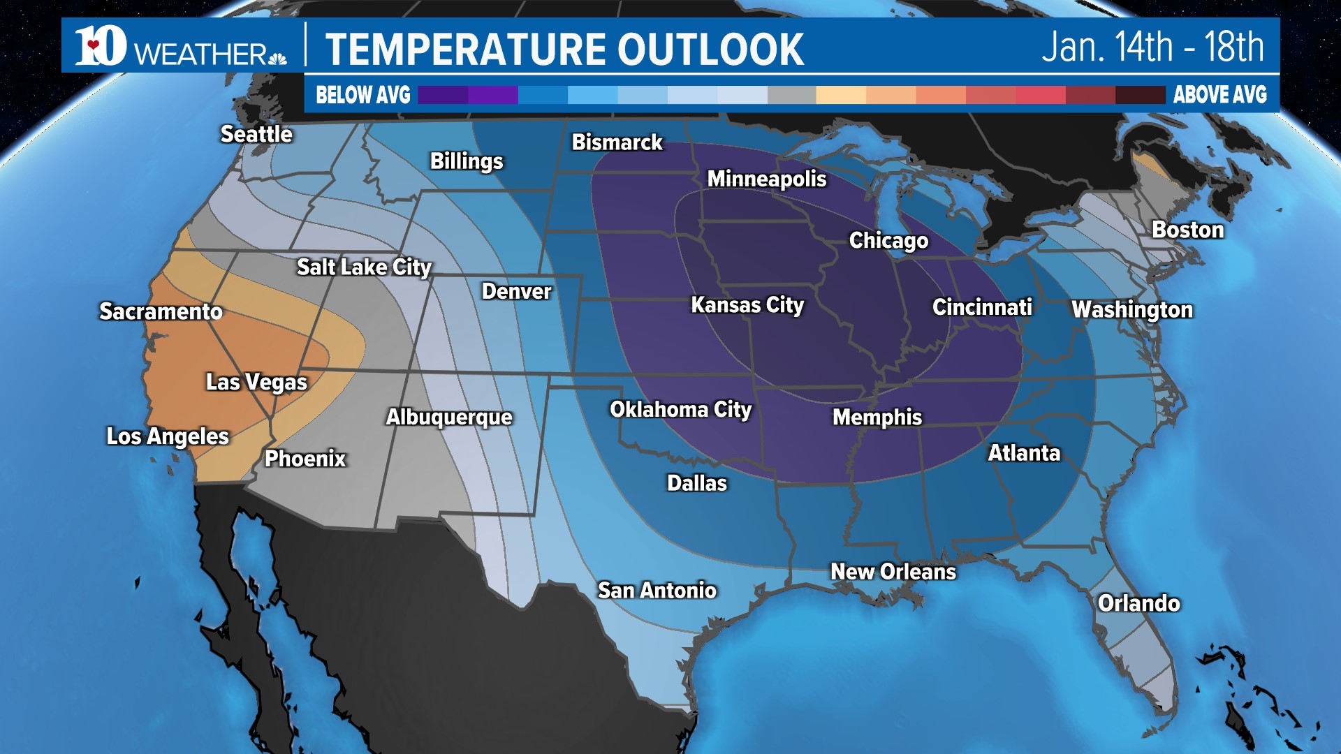Arctic air moves into the Lower 48 late this week | wbir.com