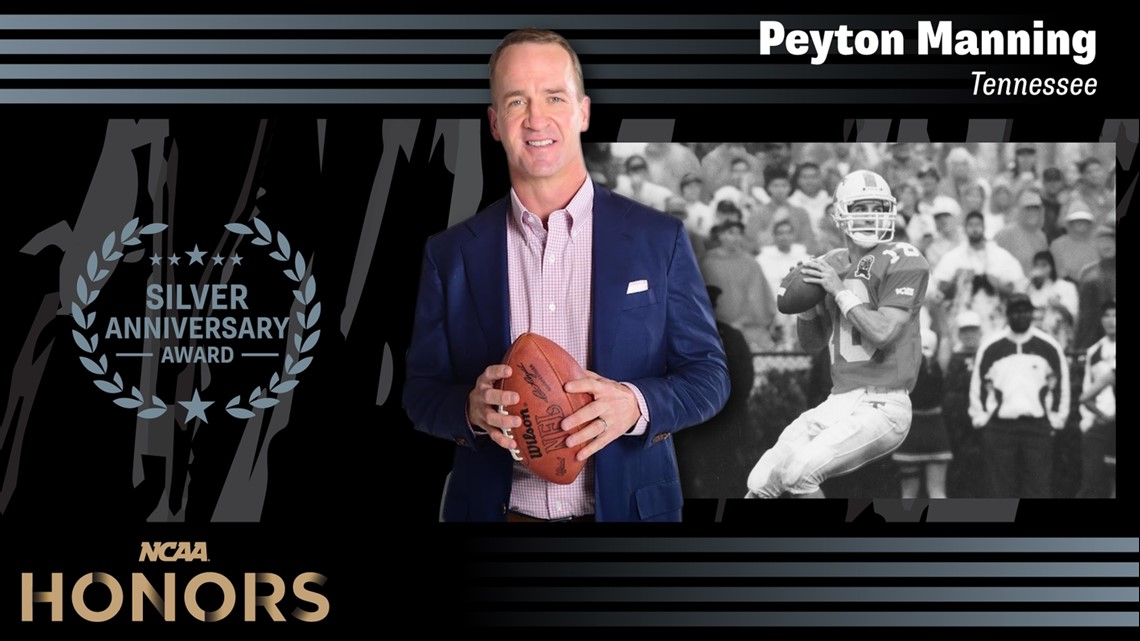 Peyton Manning receives 2023 NCAA Silver Anniversary Award