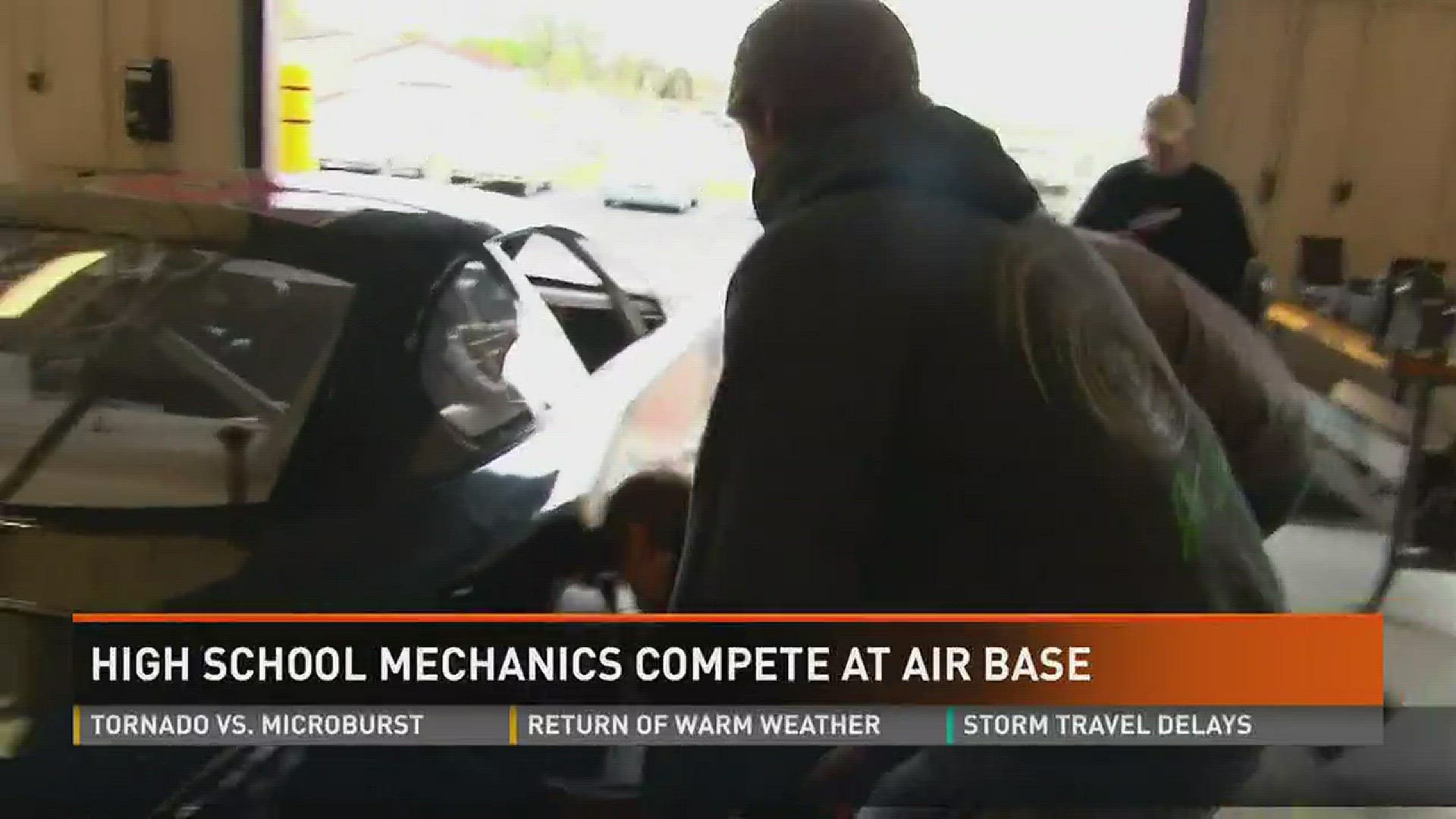 The Top Wrench competition brings students together to show off their mechanic skills and is a recruiting opportunity for the 134th Refueling Wing.