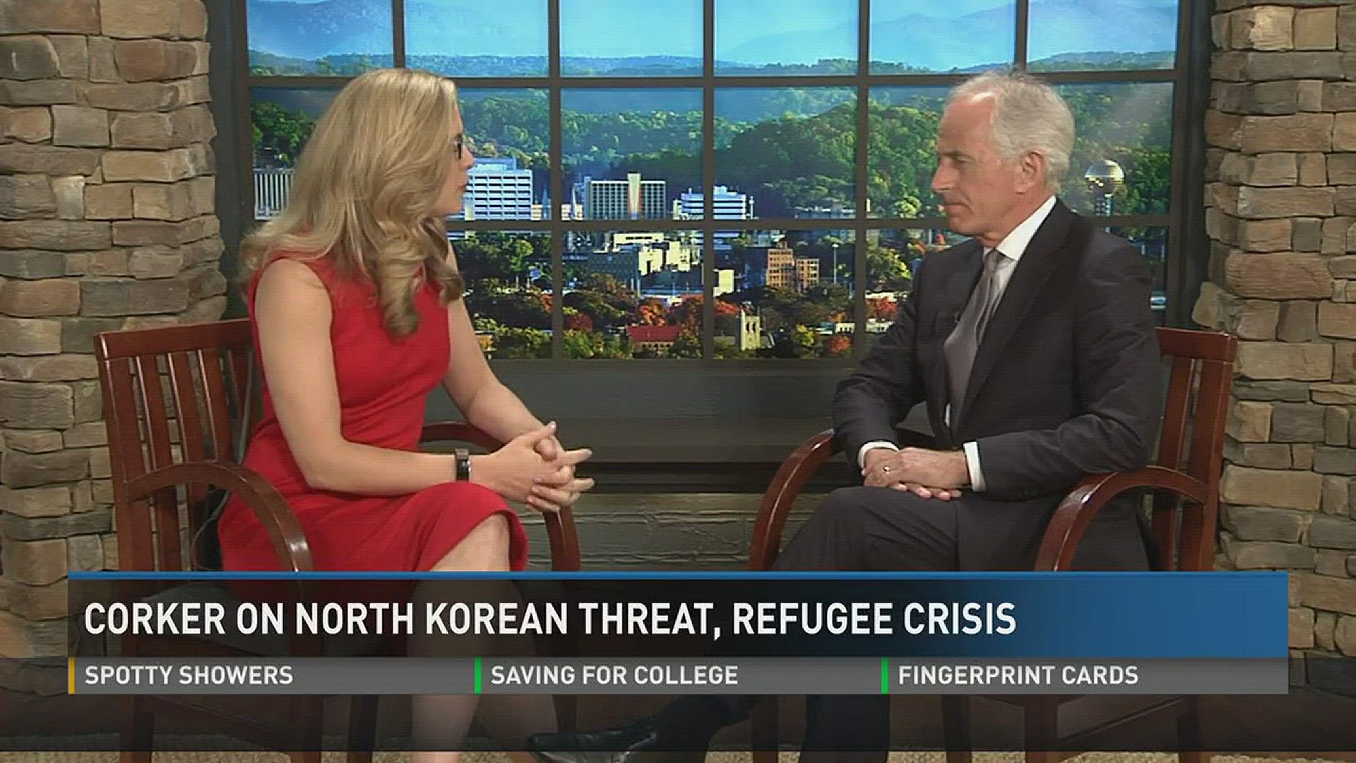 Sen. Bob Corker appeared on 10News at Noon on Friday to discuss the tension between the U.S. and North Korea.