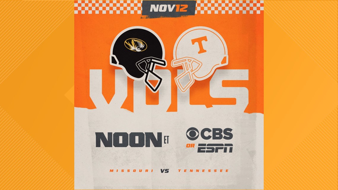 Kickoff time announced for UT vs. Missouri game