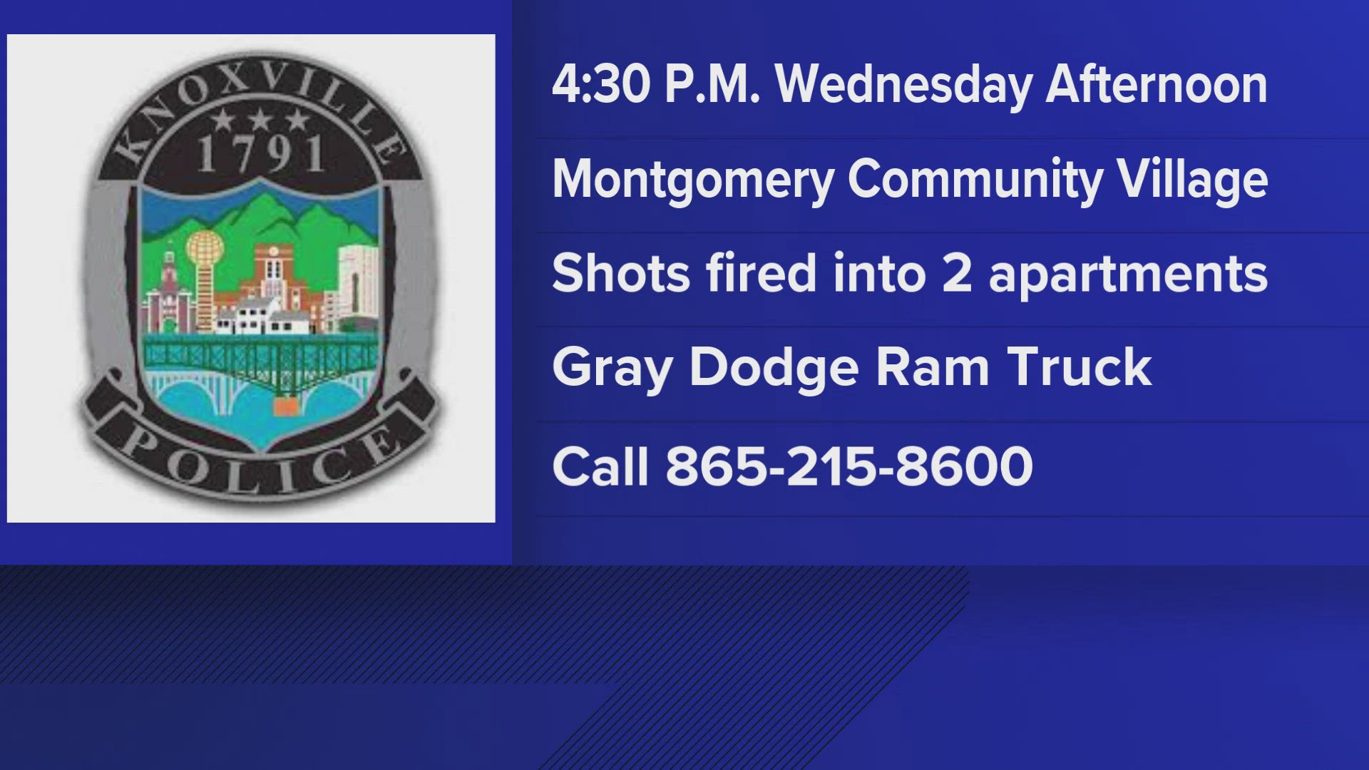 Knoxville police ask for help identifying suspect after shooting ...