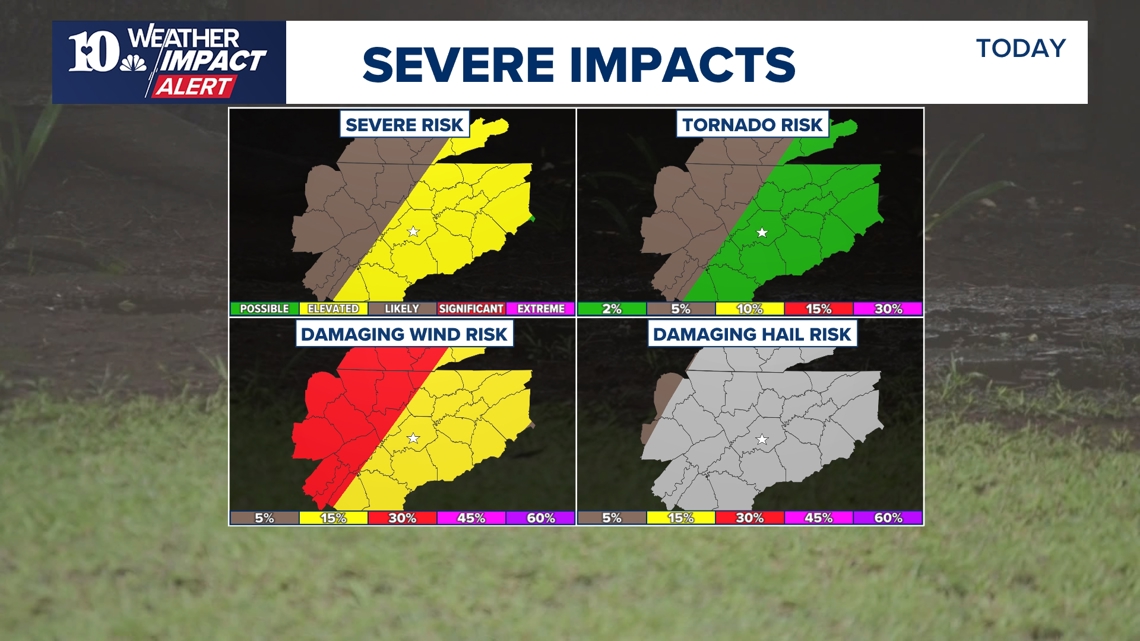 WEATHER IMPACT ALERT FOR SUNDAY NIGHT THROUGH MONDAY