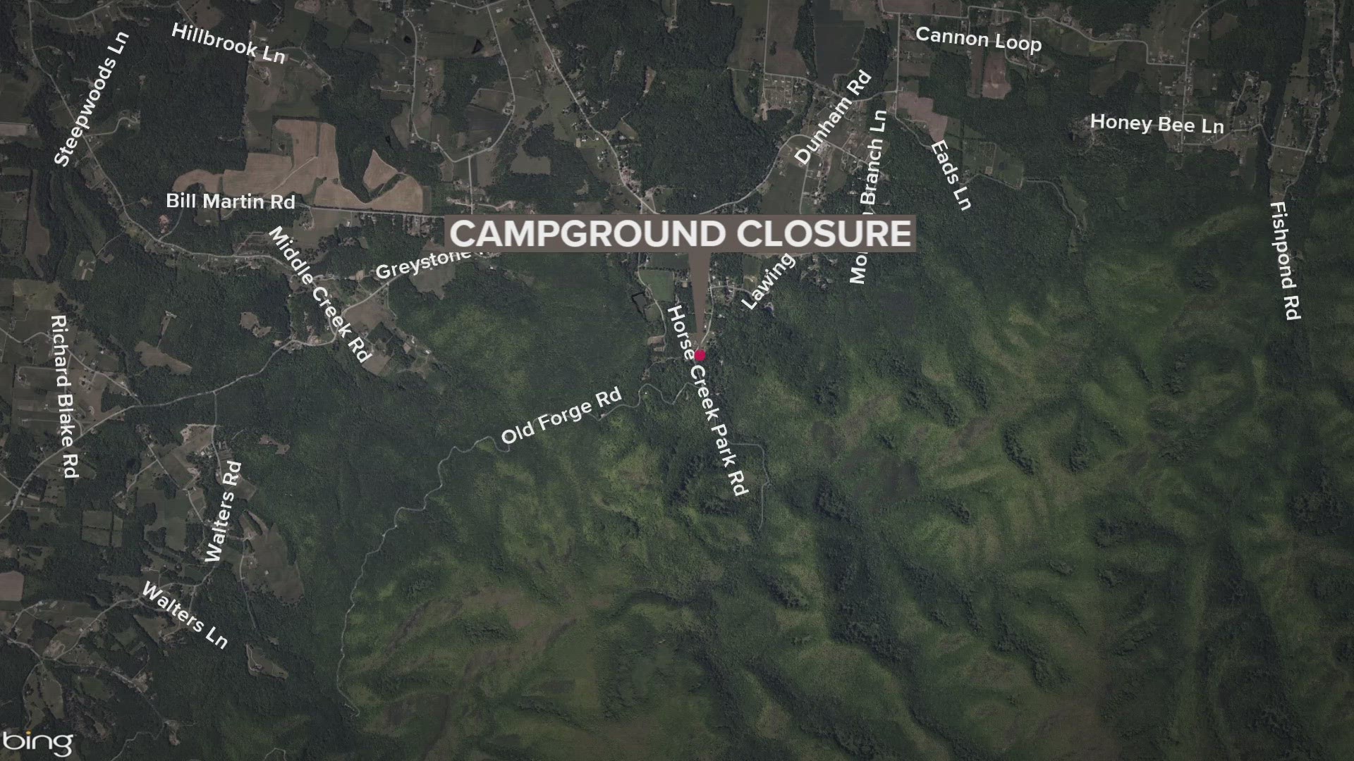 According to a release from the USDA, the TWRA recommended the campground be closed after the number of reports of bear encounters started rising.
