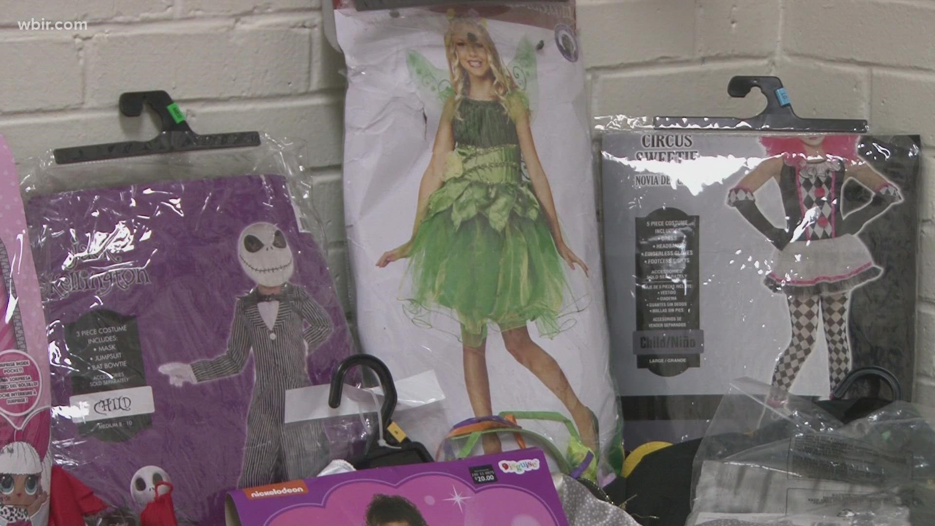 Claxton Elementary is collecting costumes of all sizes. They'll go to students who may not have one next Halloween.