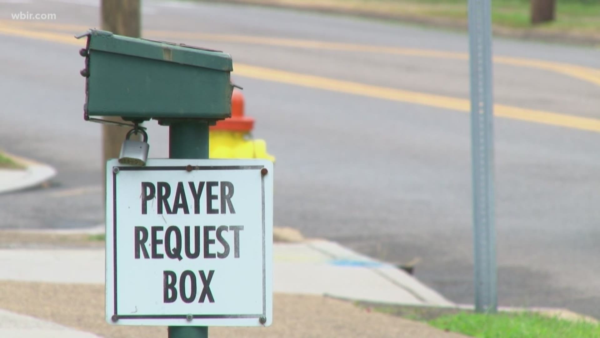 A local congregation is embracing the power of prayer outside its church walls.