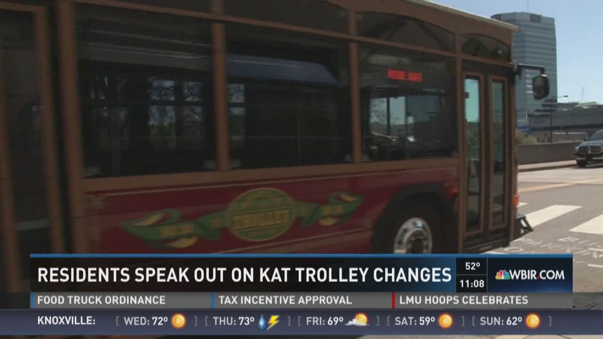 10News anchor Aaron Wright has more on the controversial changes to the KAT bus schedule for one building.