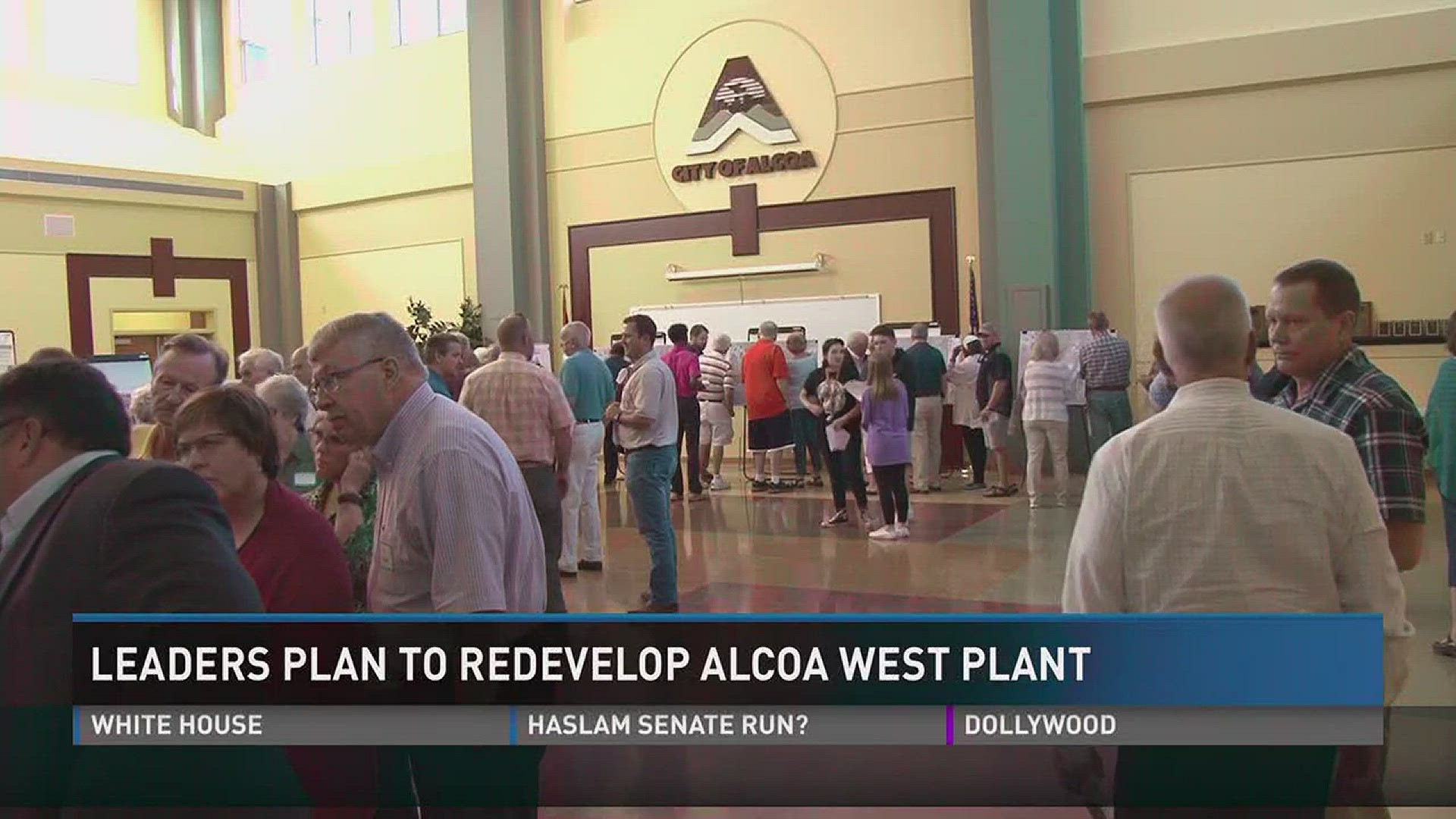 The more than 360-acre site has been mostly unused since alcoa closed the aluminum fabrication plant in 1989.