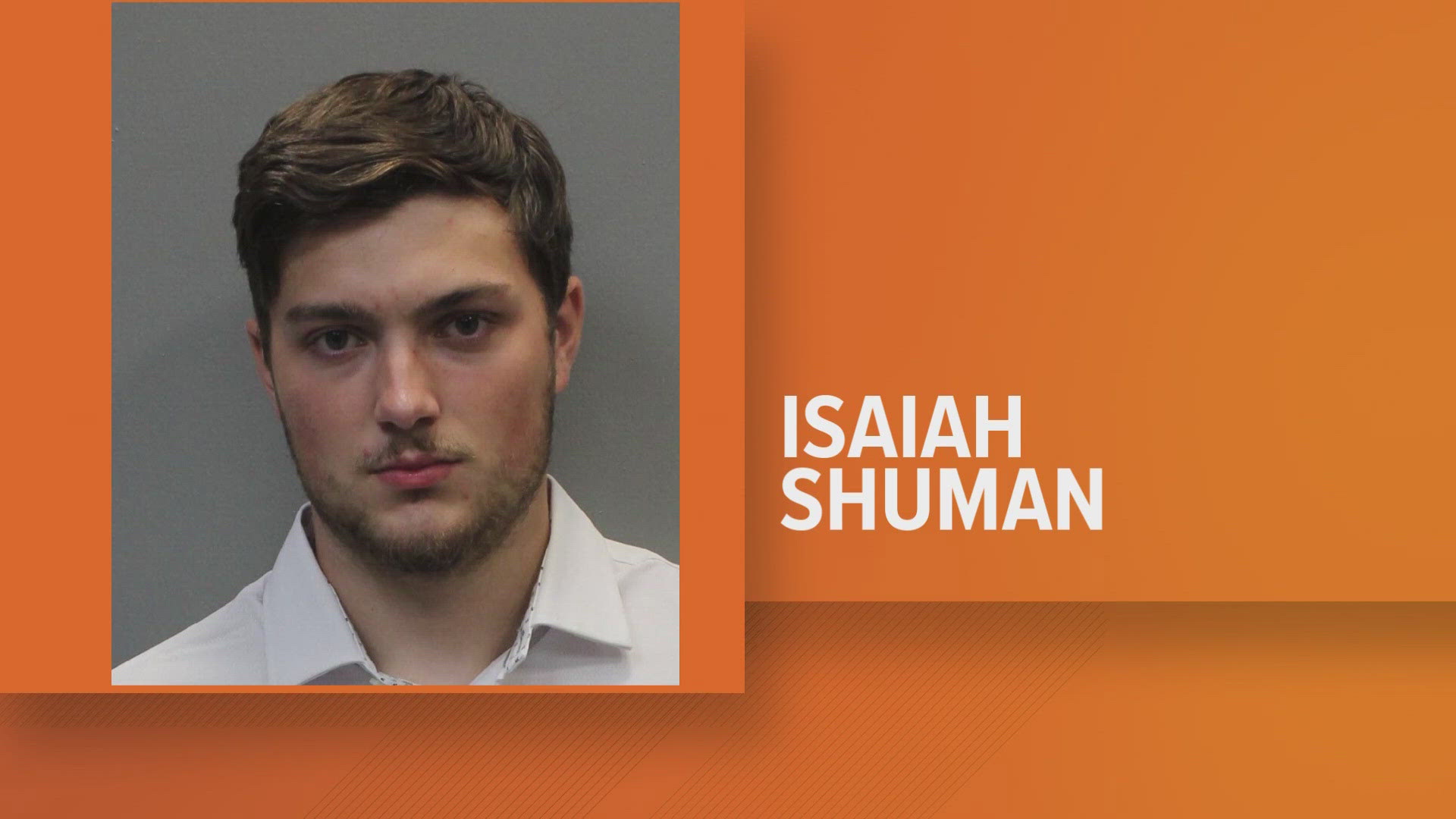 Isaiah Shuman was arrested after incidents of shooting, kidnapping, speeding, forced entry and more in downtown Knoxville, according to Knoxville Police.