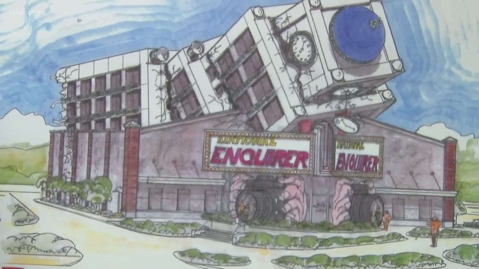 On Tuesday, the city planning commission approved the plans for The National Enquirer Museum, which would be built on the site of the former Smokey Mountain Jubilee on the Parkway, across from the Titanic Museum.