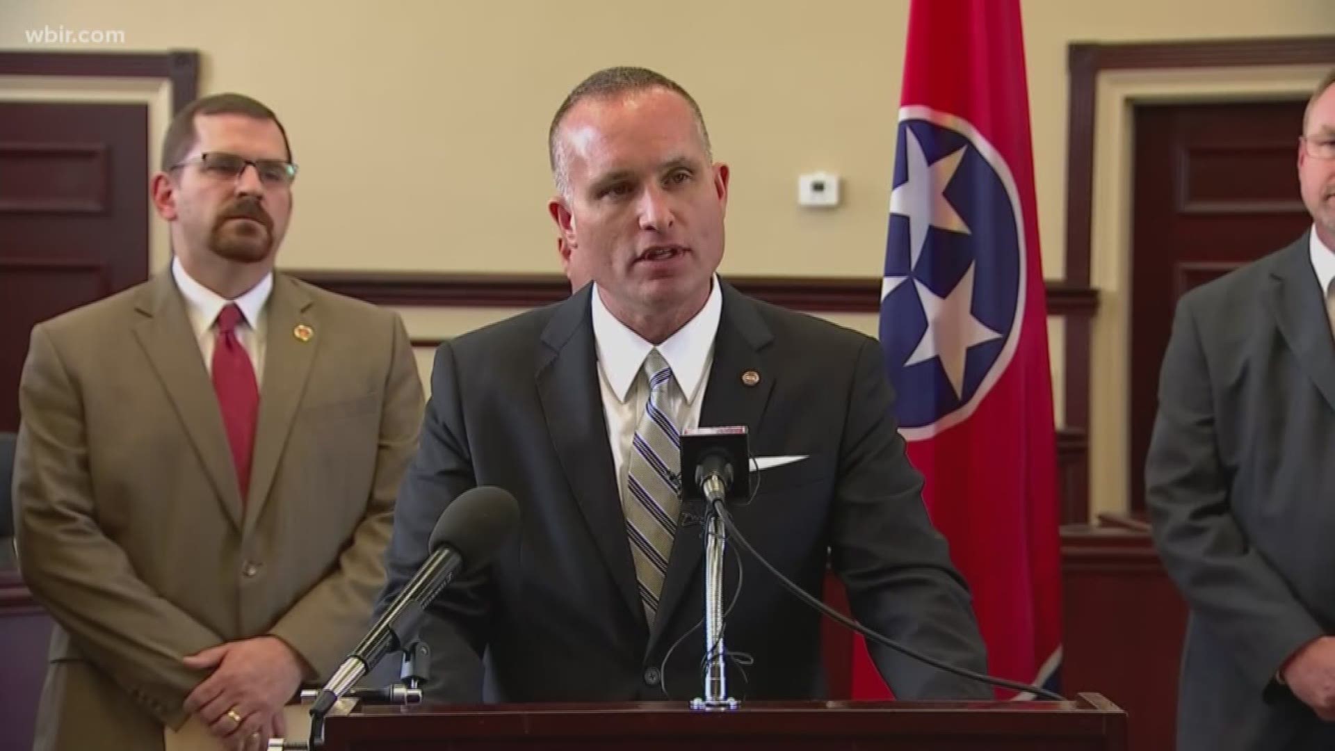 The Governor's Office opened an internal investigation into acting TBI director Jason Locke after his wife complained that he used state money during an affair with another state employee. June 18, 2018.
