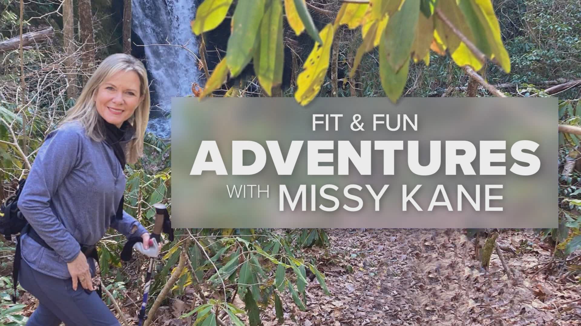 Missy Kane shows us that hiking House Mountain in East Knox County can be strenuous.