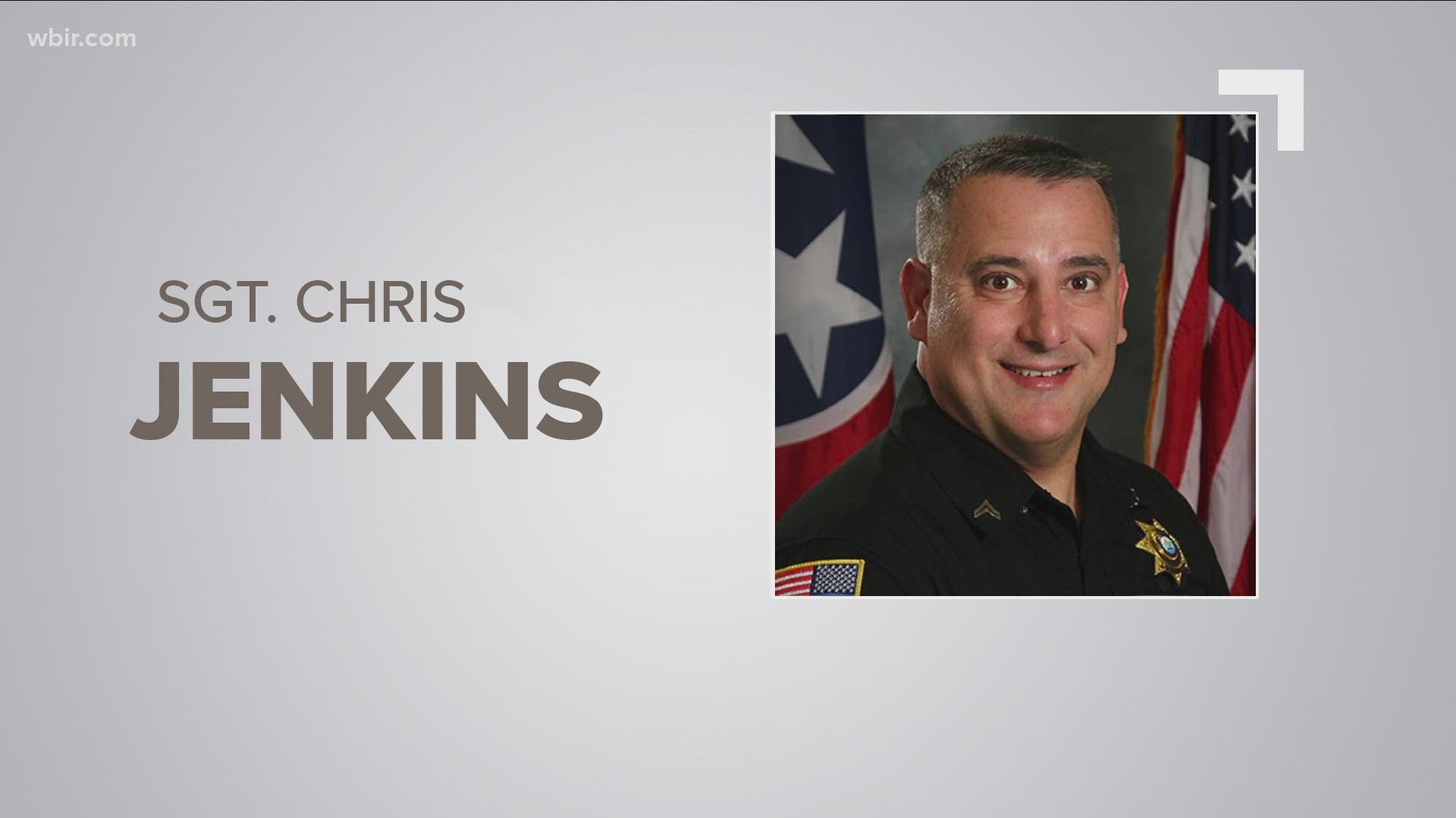 Sergeant Chris Jenkins served the department for two decades. He leaves behind a wife and two kids - including his son who is also a deputy.