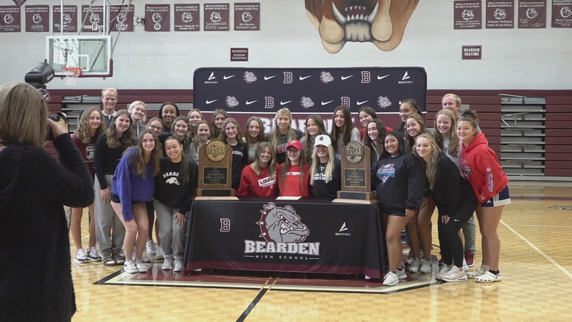 Bearden soccer trio makes commitment official on signing day