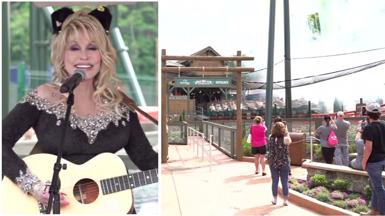 Dollywood opens its largest roller coaster ever with Dolly's help