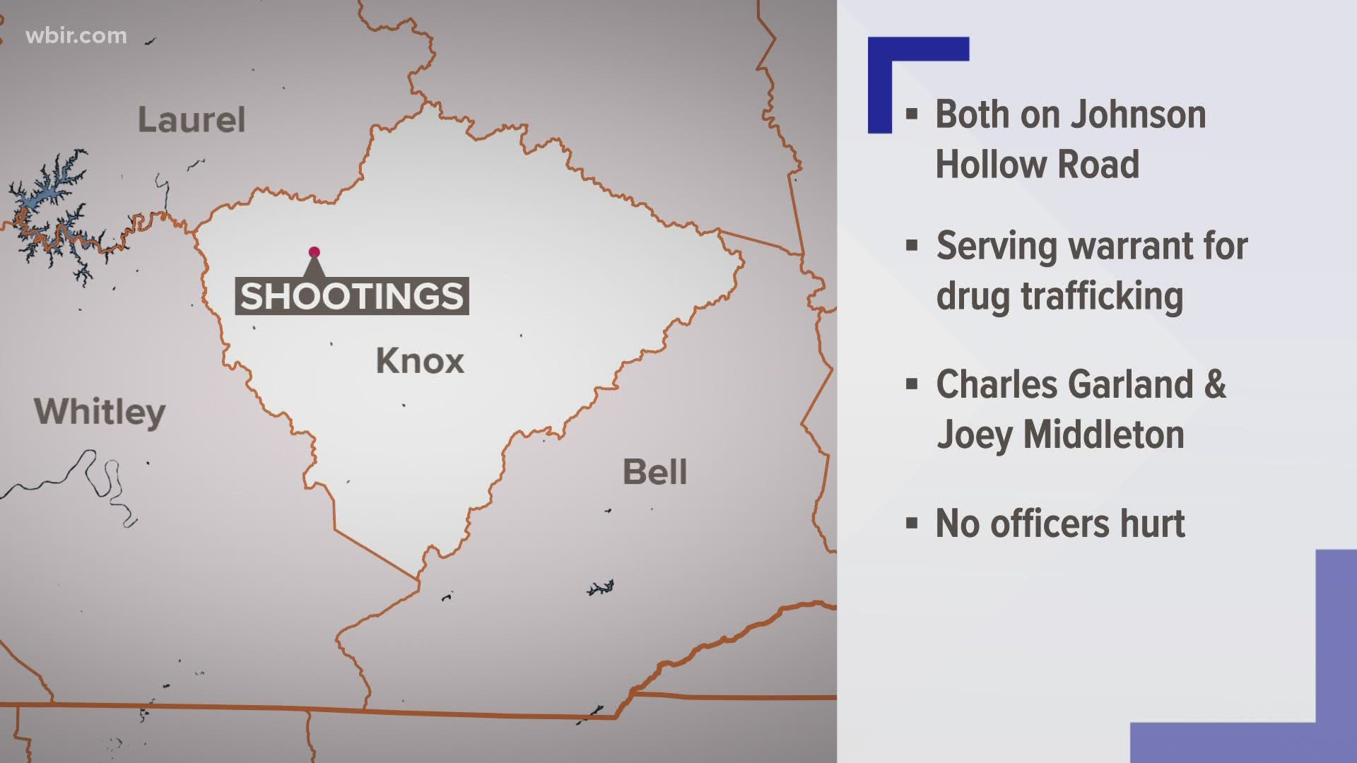 Two people are dead following two officer-involved shootings in Knox County, Kentucky.