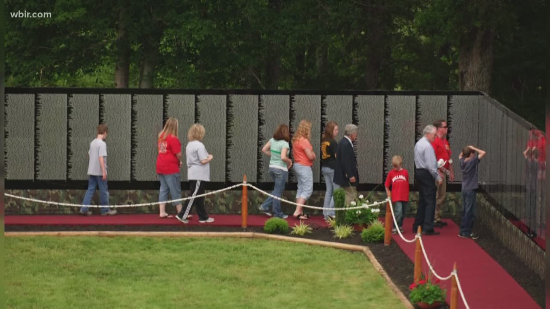 A Traveling Vietnam Veterans Memorial is in Morristown this week. It's been touring the country for more than 30 years.