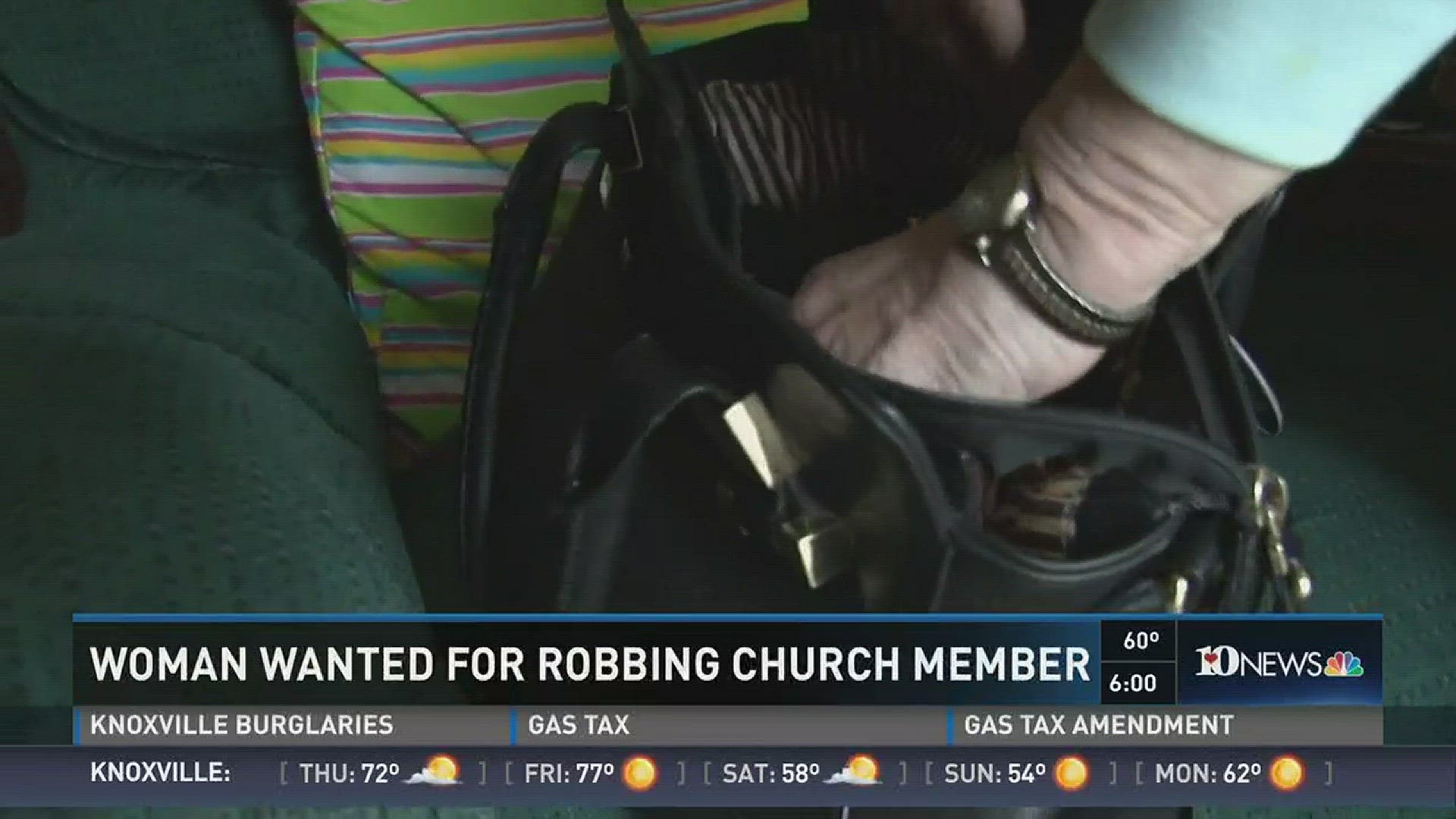 Feb. 22, 2017: Investigators are searching for a woman accused of robbing a church member following a Christmas Eve service.