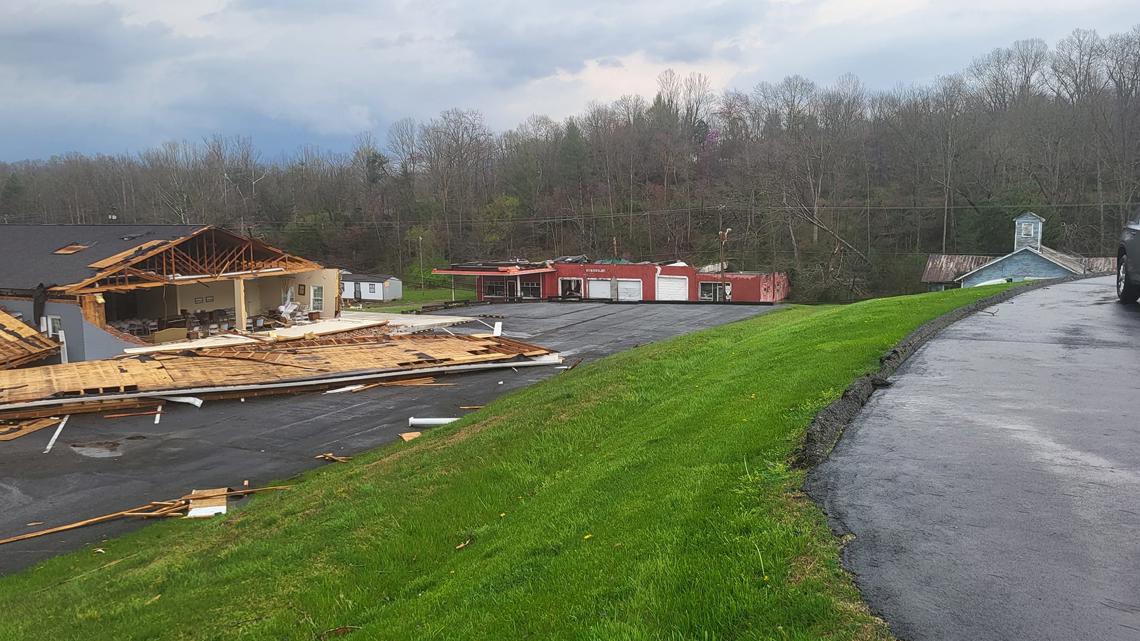 Photos: Sunbright Tornado Damage (4/2/2024) | wbir.com