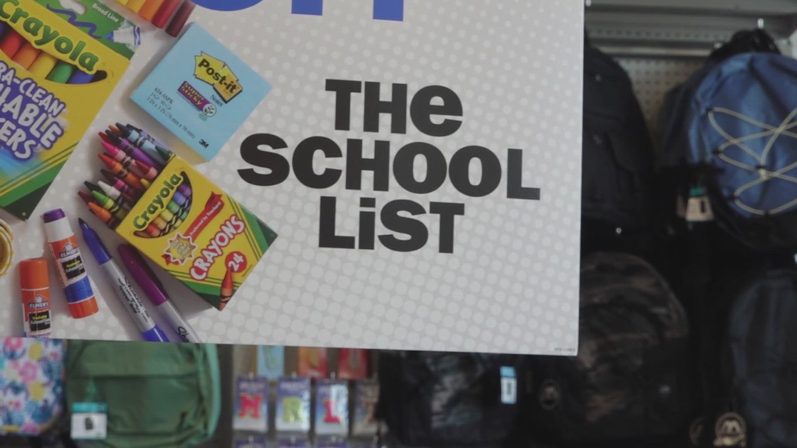 How much can you save on school supplies during Tennessee's taxfree