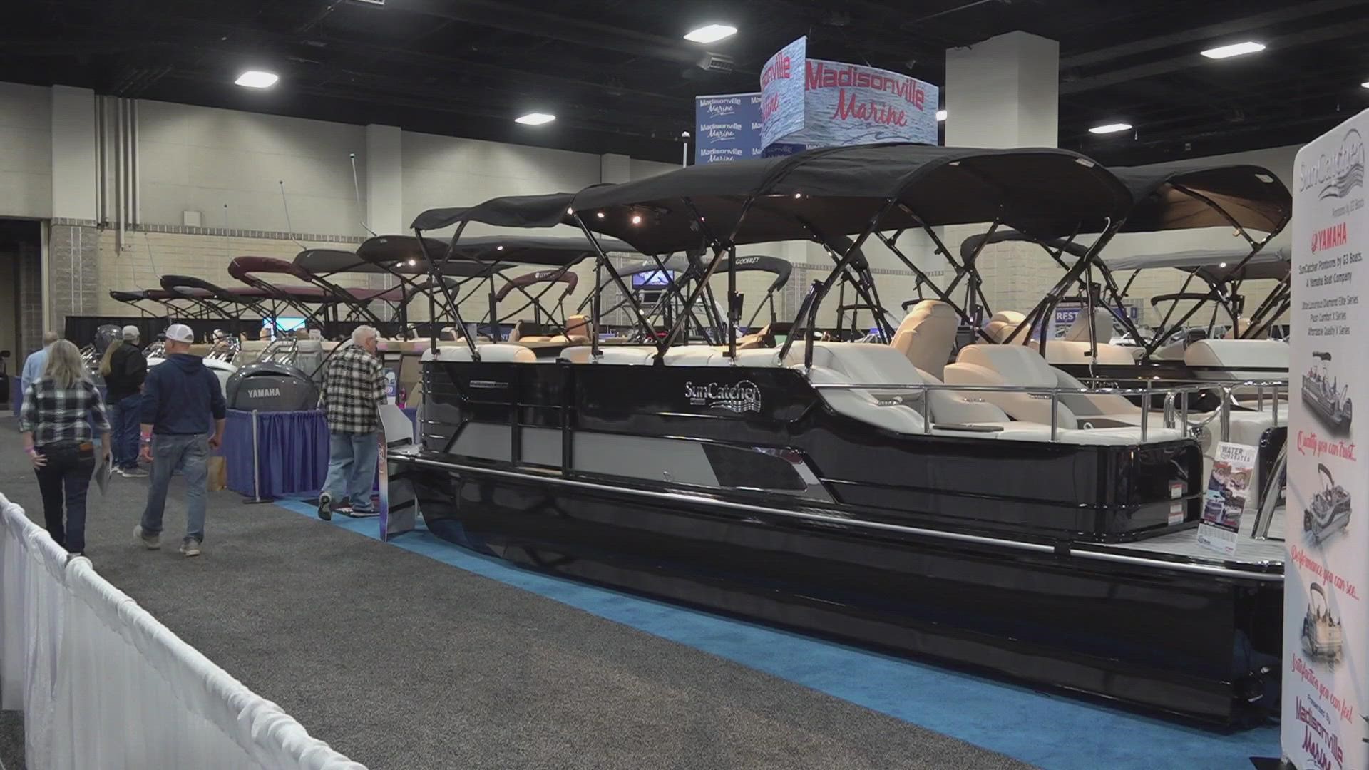 The boat show is in town! There will be jet skis and boats on display at the Knoxville Convention Center for the rest of the weekend.