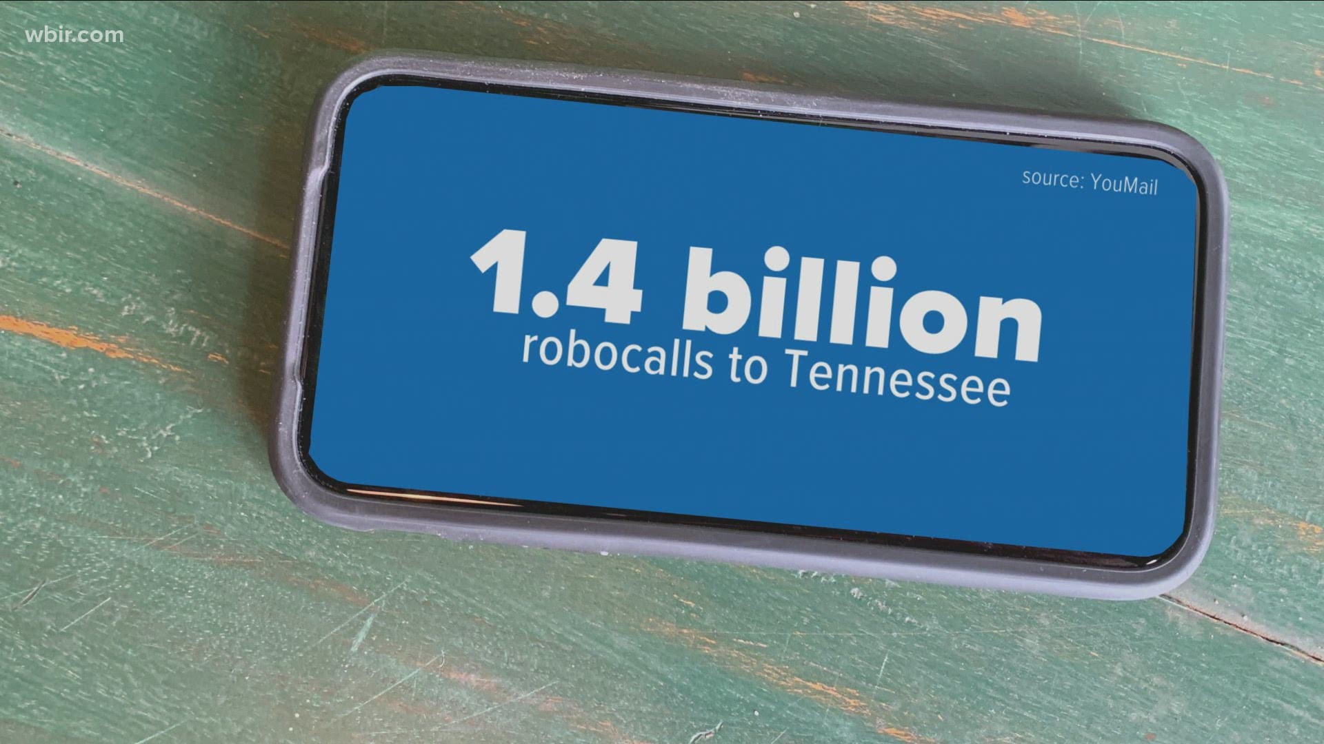 Tennesseans got more than 1.4 billion robocalls last year. That's more than 40 other states!