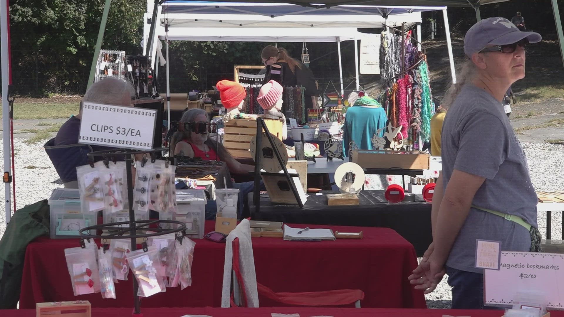 The market encourages vendors to share their skills and encourages shoppers to buy locally.
