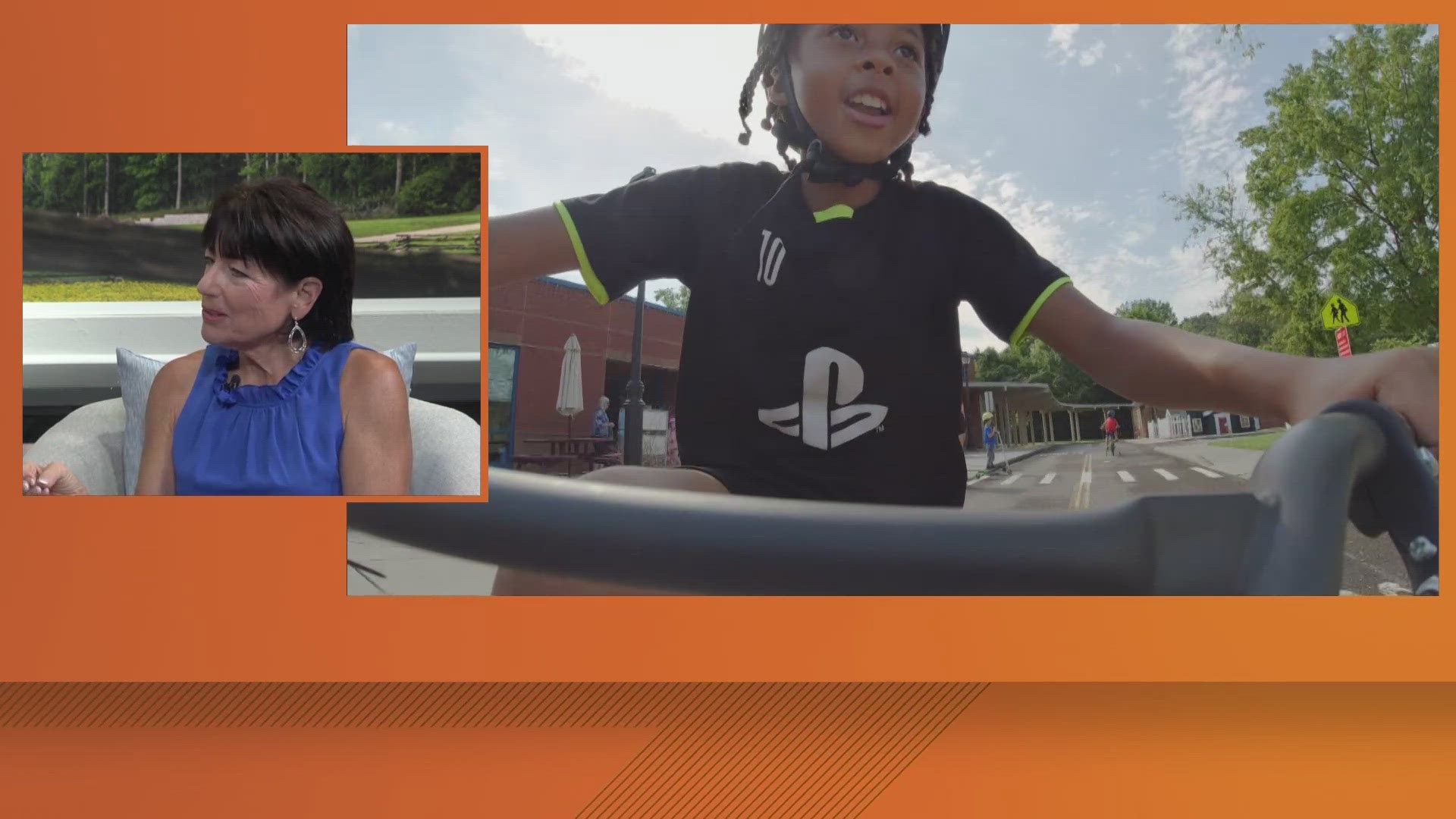 WBIR interviews Legacy Parks Executive Director Carol Evans about Day of Play in Knox County.