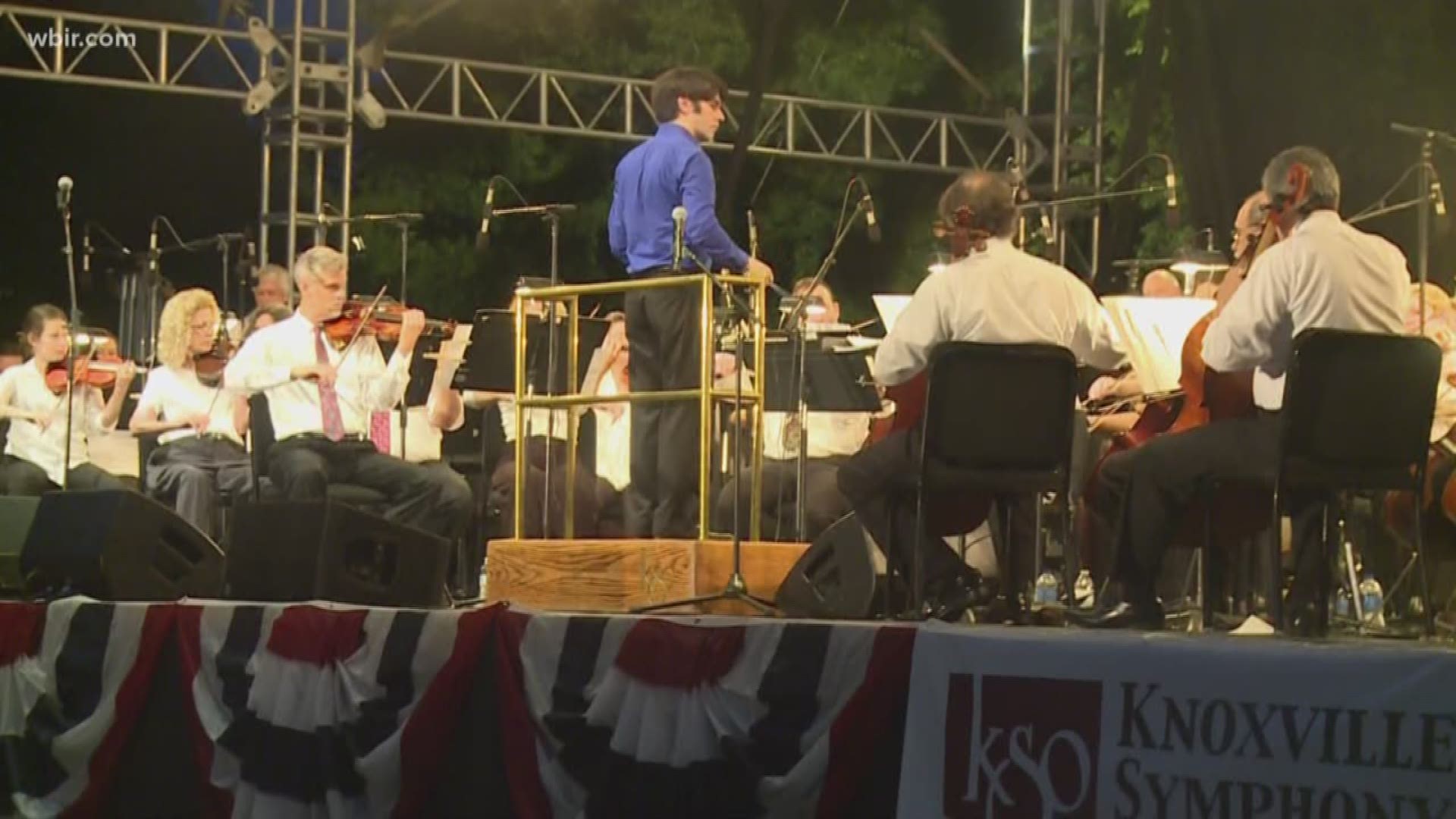 The Knoxville Symphony Orchestra will host the KSO 35th Annual Free Pilot Flying J Independence Day Concert on July 4, 2019 on the Performance Lawn at World's Fair Park at 8pm. You can watch it live on Channel 10. June 26, 2019-4pm.