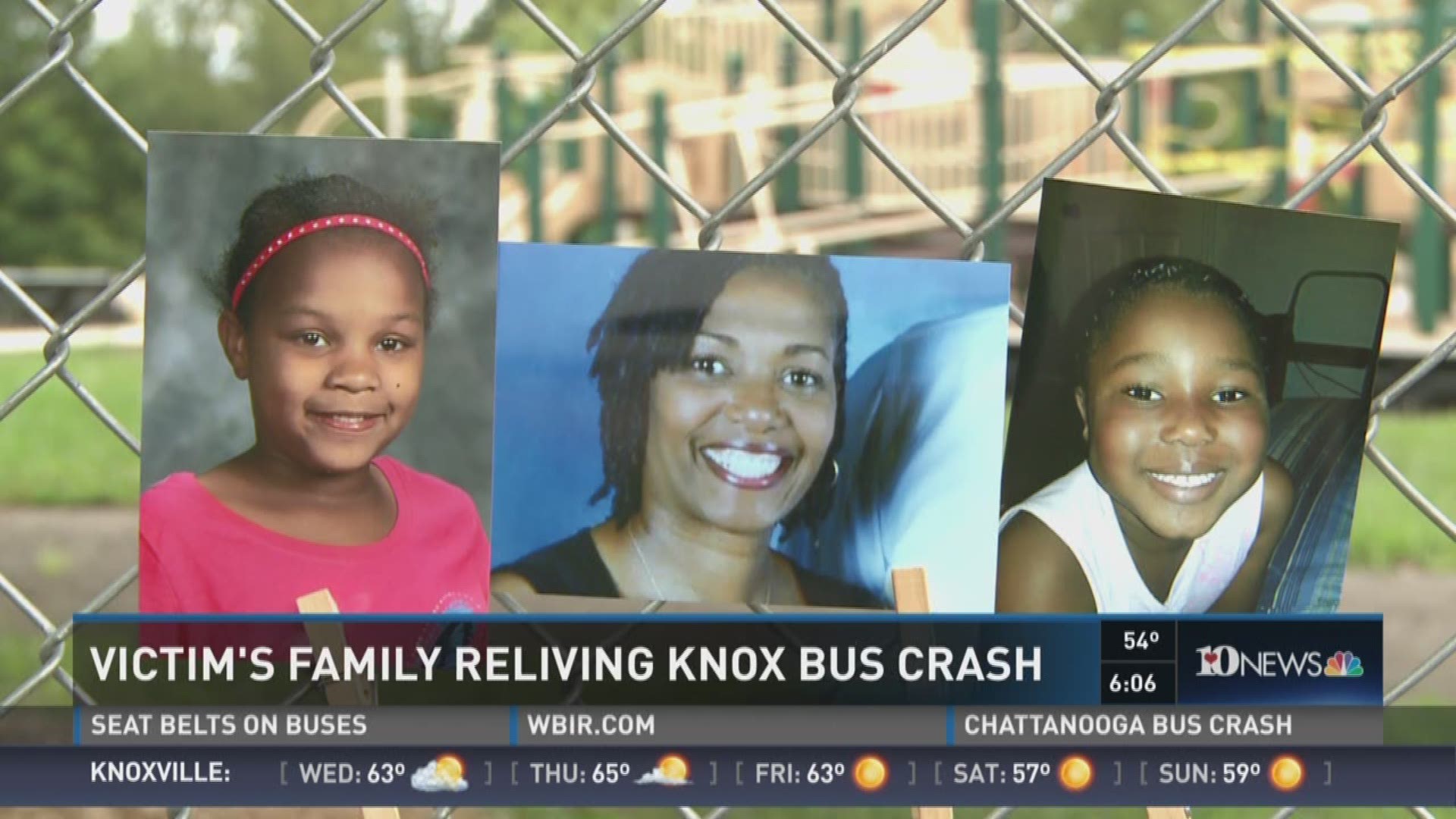 Nov. 22, 2016: A Knoxville mother whose daughter died in a school bus crash in 2014 says she is devastated by  a fatal school bus crash in Chattanooga.