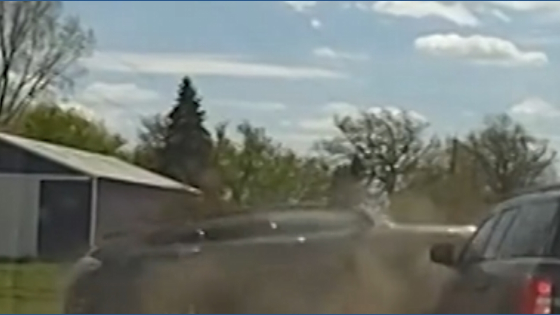 Dash cam video shows moments a car flips after high-speed chase with ...