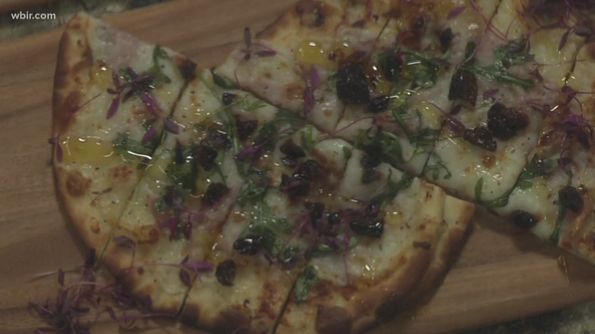 Chef Anthony Ploof from the Tennessean Hotel makes two kinds of flatbreads.