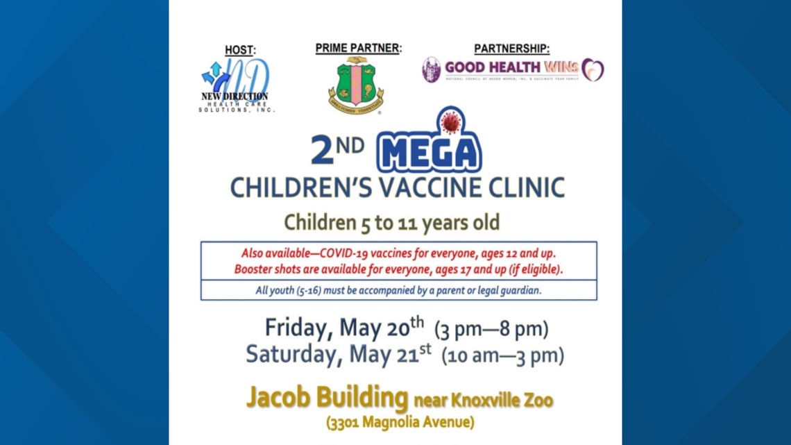 Mega Children's Vaccine Clinic to take place in Knoxville - Vimarsana News