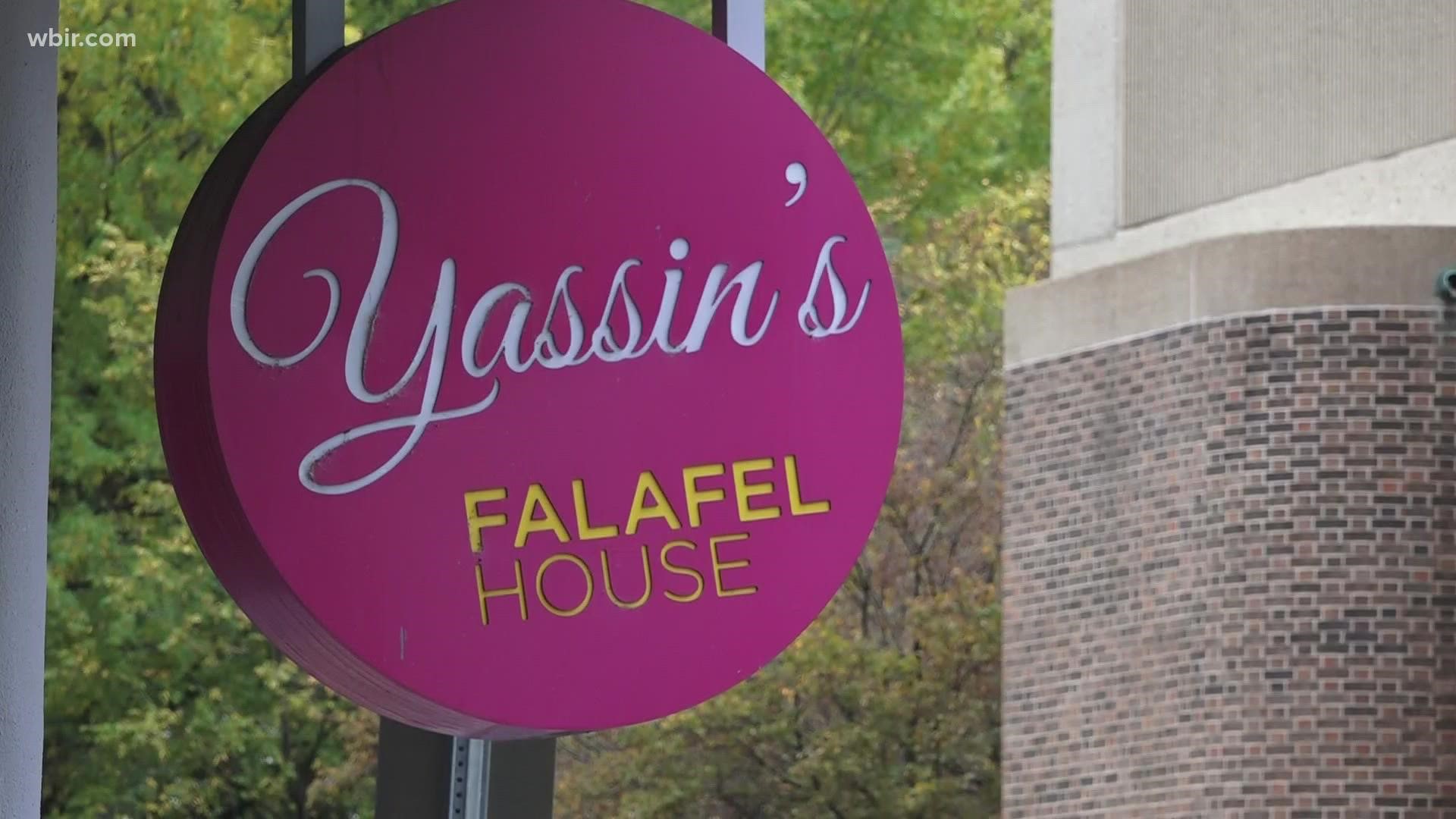 The "nicest place in America" has its two locations in Knoxville. Yassin's Falafel House is a favorite for it's delicious Middle Eastern cuisine and inclusive staff.