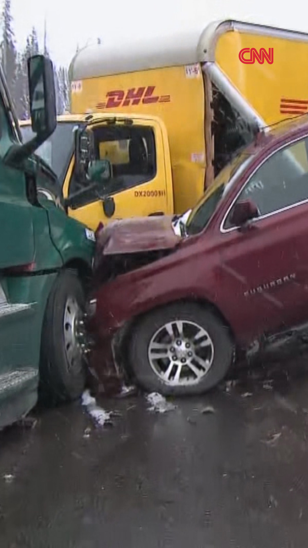 Drivers react to massive pileup crash in Colorado | wbir.com